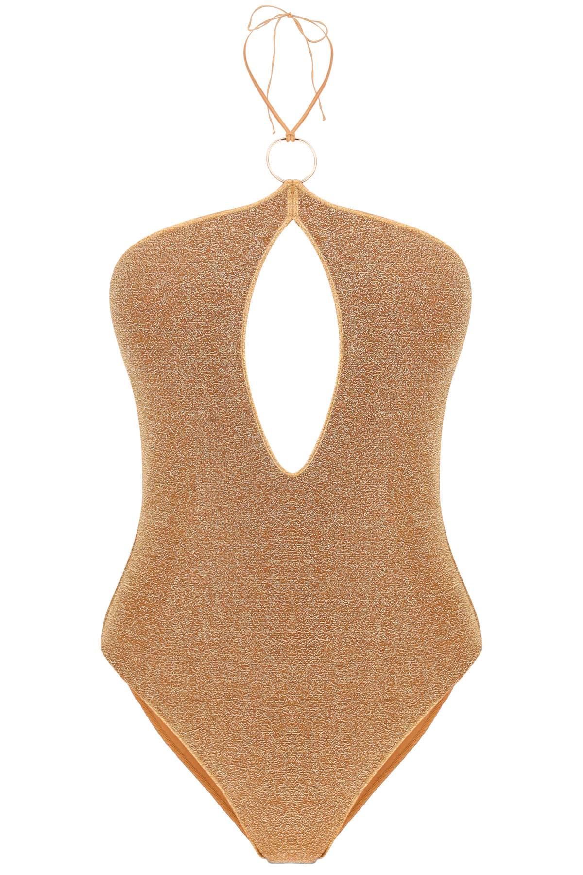 Oséree lurex one-piece swimsuit