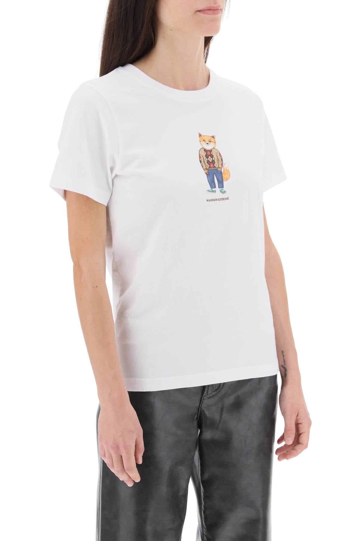 Maison kitsune dressed fox t-shirt