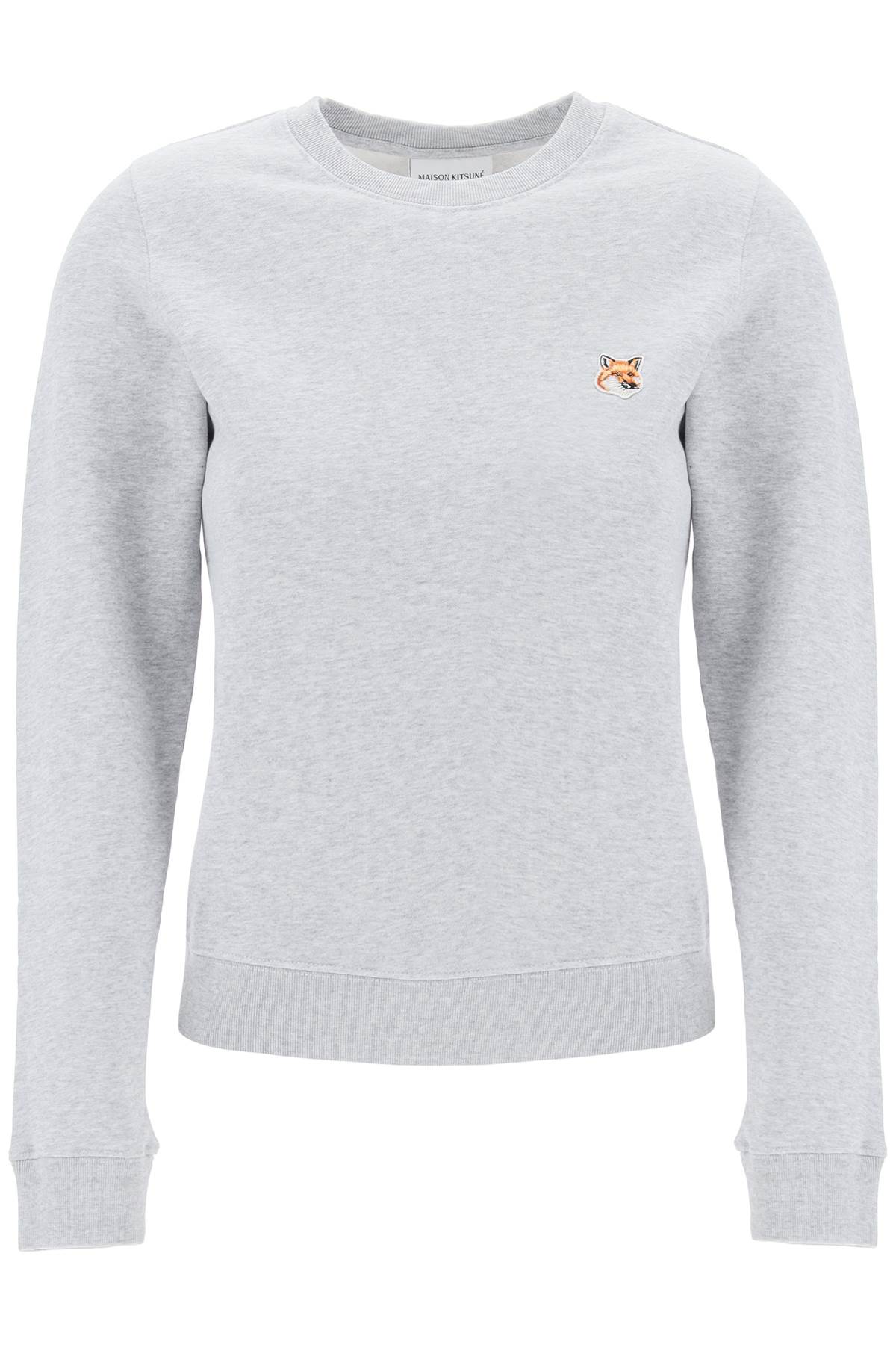 Maison kitsune fox head regular fit sweatshirt