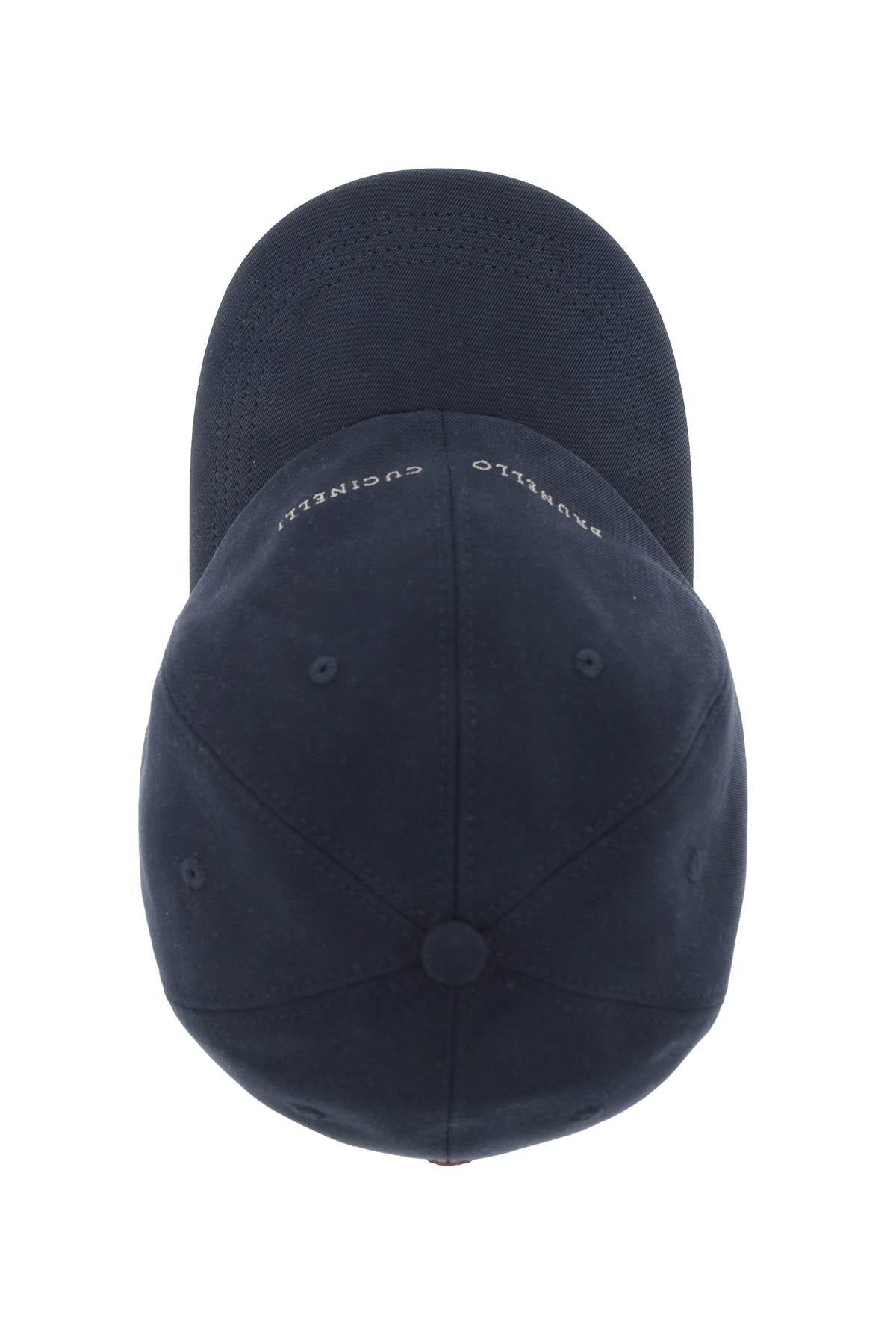 Brunello cucinelli embroidered logo baseball cap