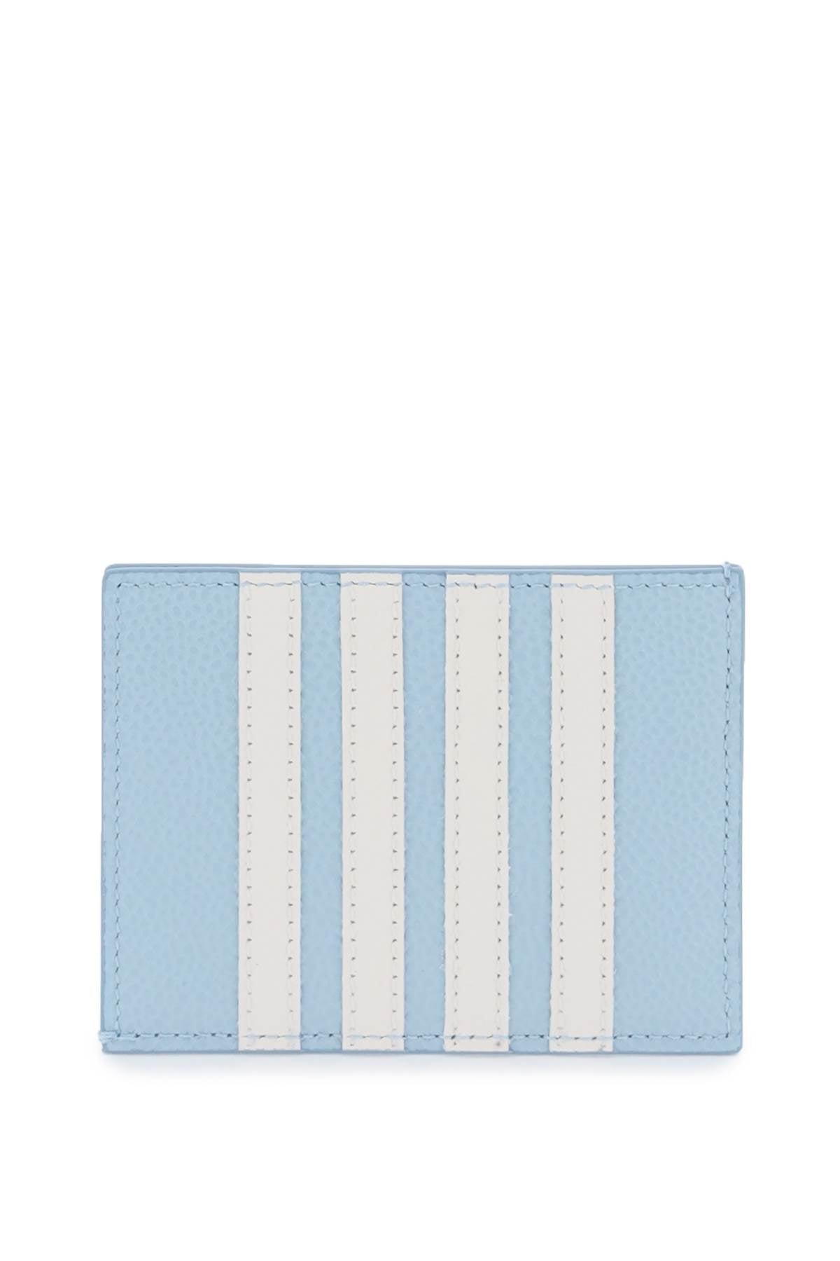 Thom browne 4-bar leather card holder