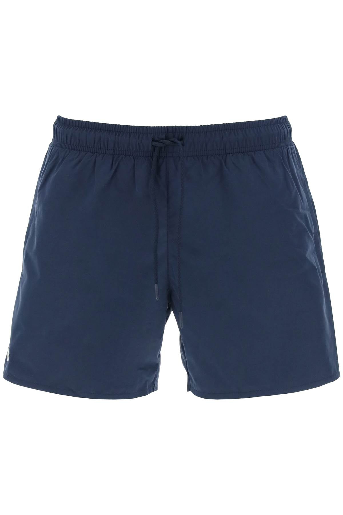 Lacoste logo patch swim shorts