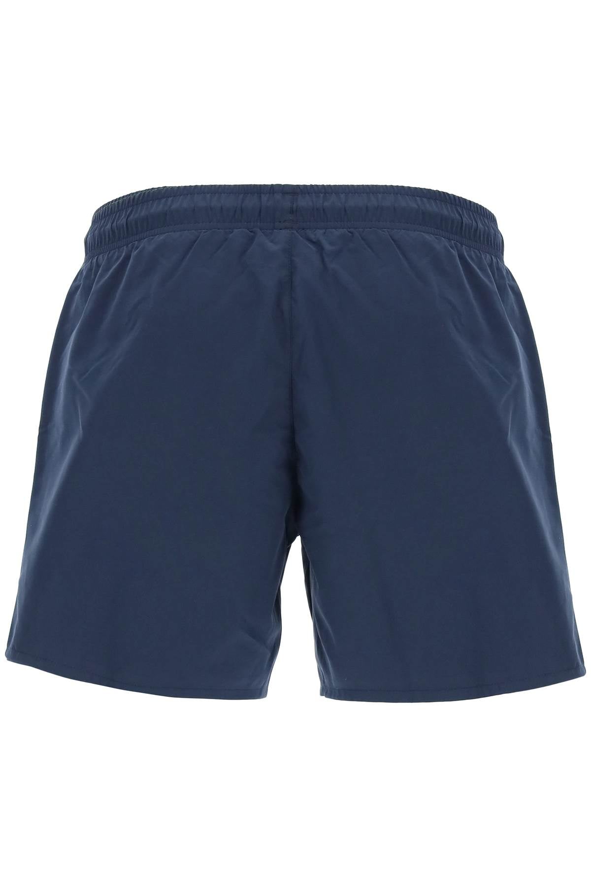 Lacoste logo patch swim shorts