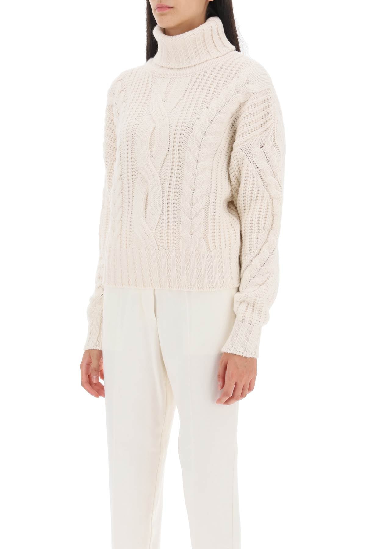 Mvp wardrobe visconti cable knit sweater