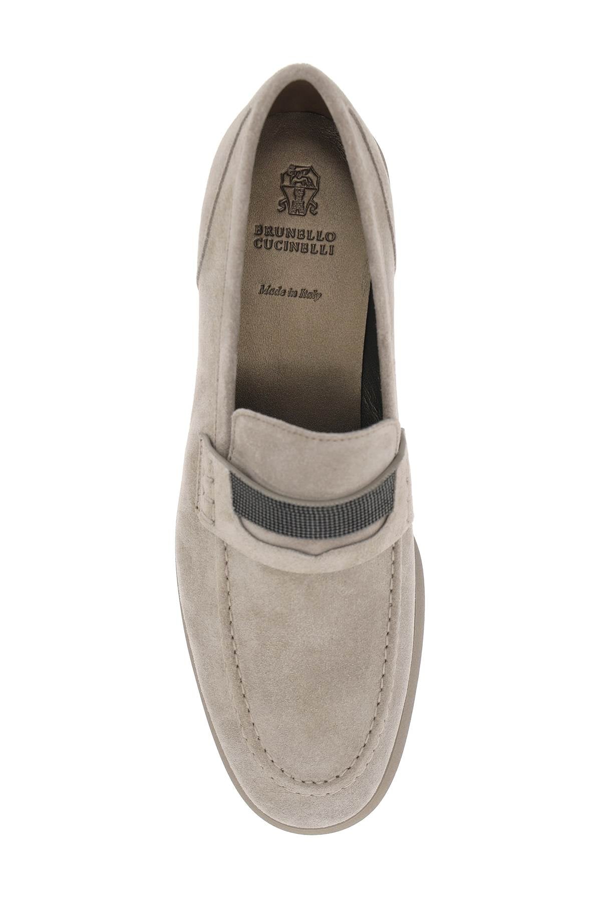 Brunello cucinelli mocassins with monili