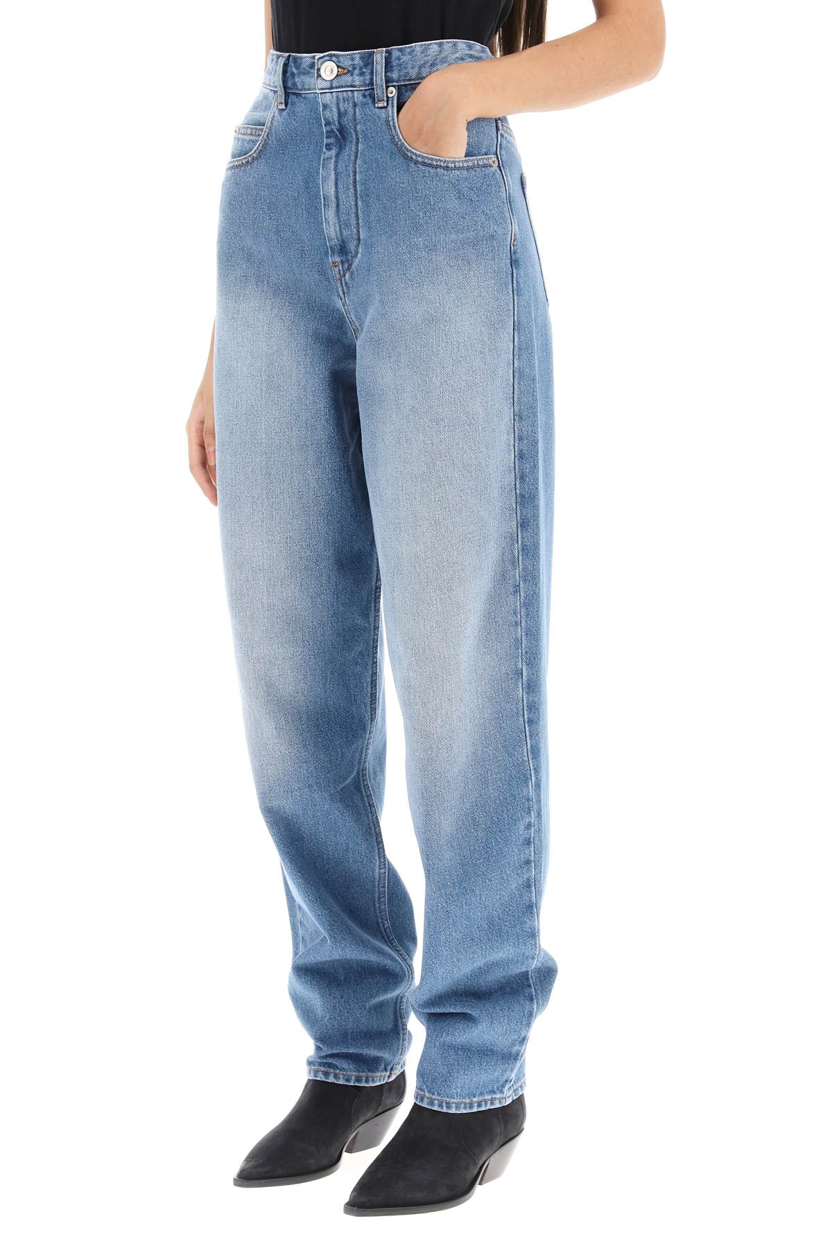 Isabel marant etoile 'corsy' loose jeans with tapered cut