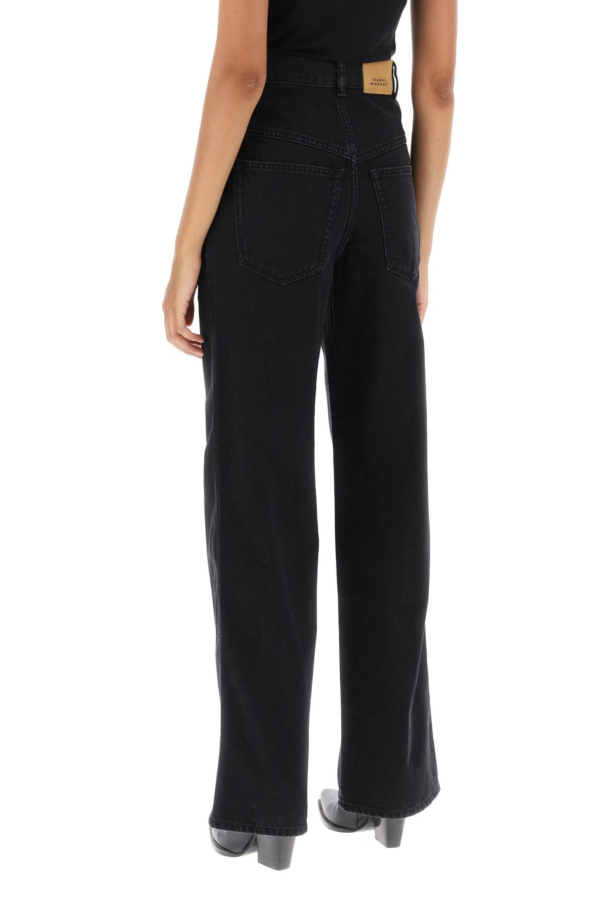 Isabel marant 'dileskoa' straight cut jeans