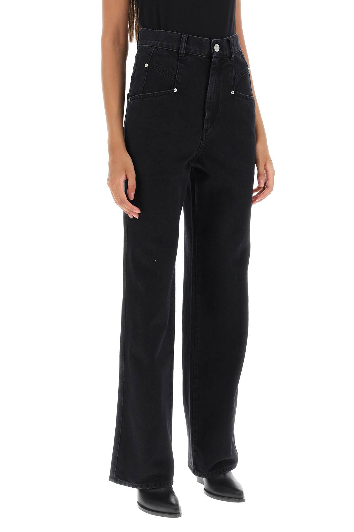 Isabel marant 'dileskoa' straight cut jeans