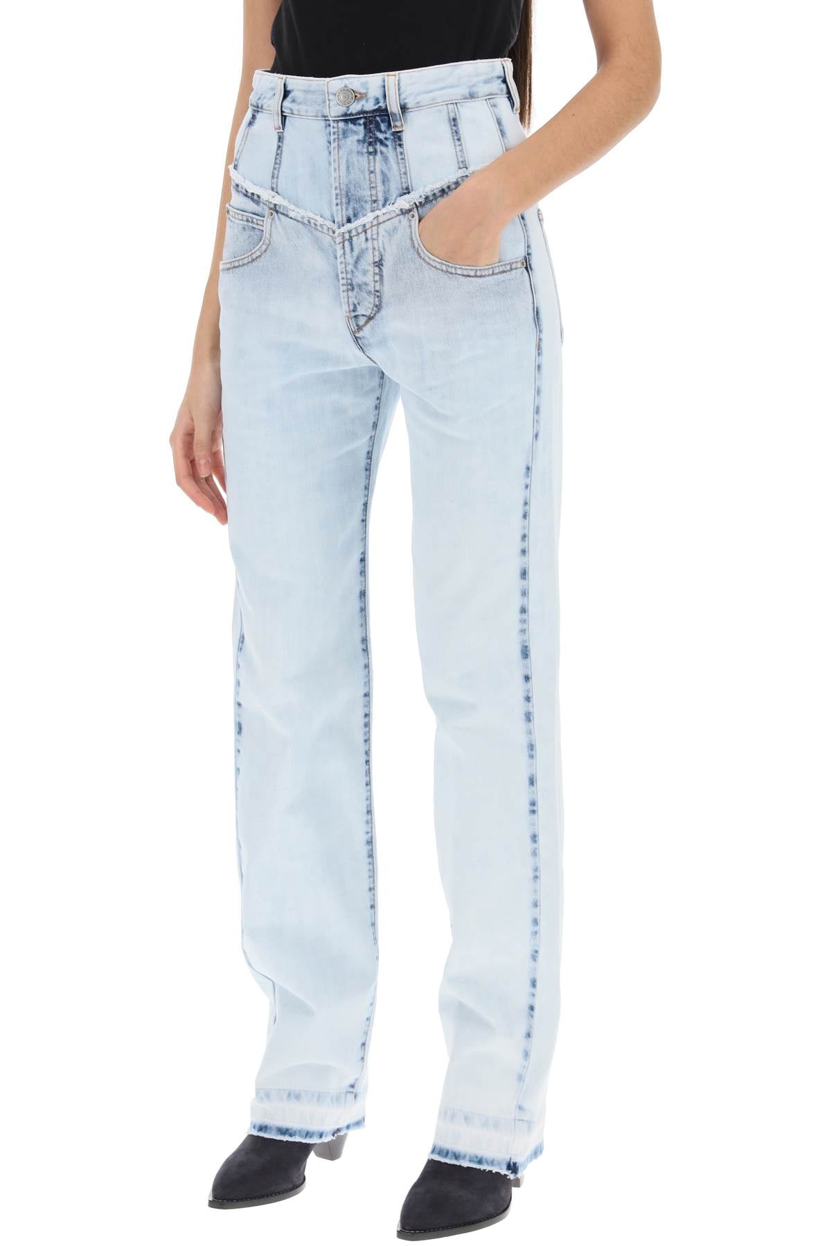 Isabel marant noemie straight leg jeans