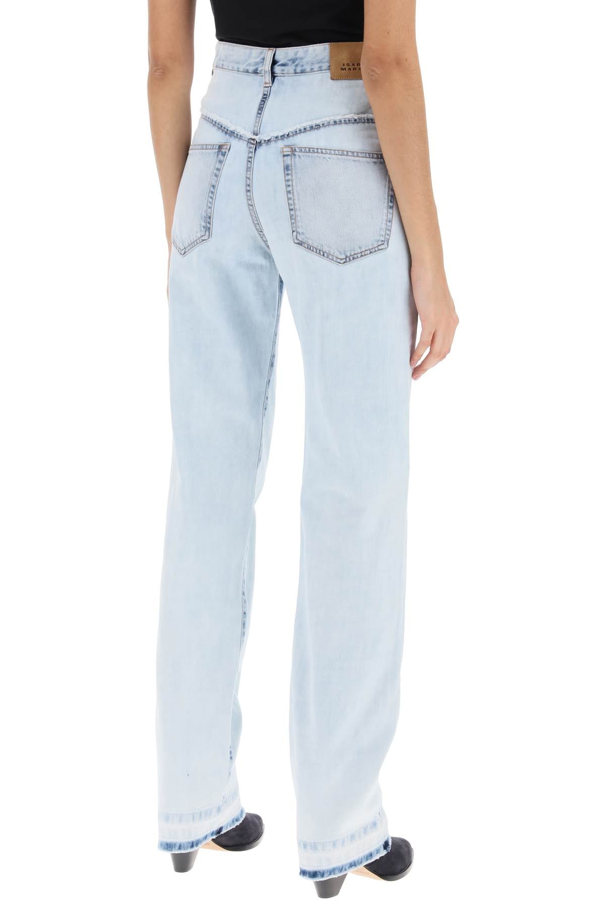 Isabel marant noemie straight leg jeans