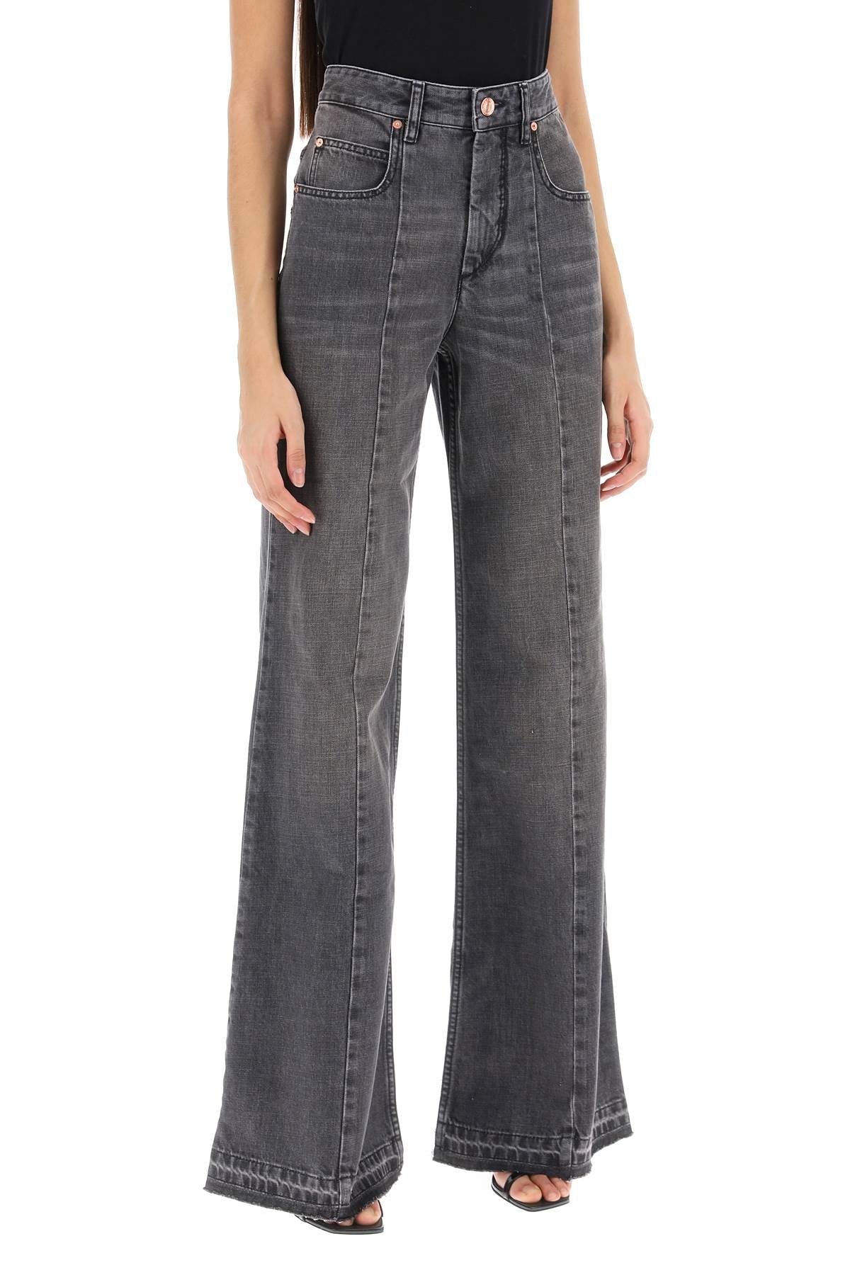 Isabel marant noldy wide leg jeans