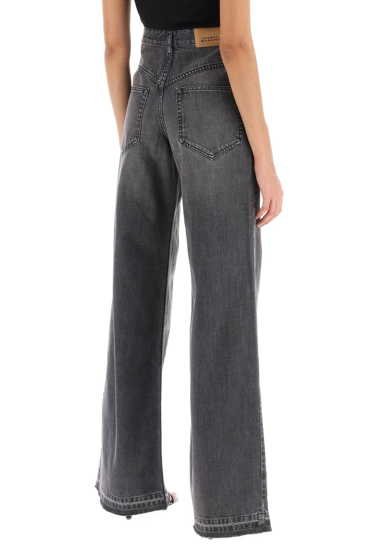 Isabel marant noldy wide leg jeans