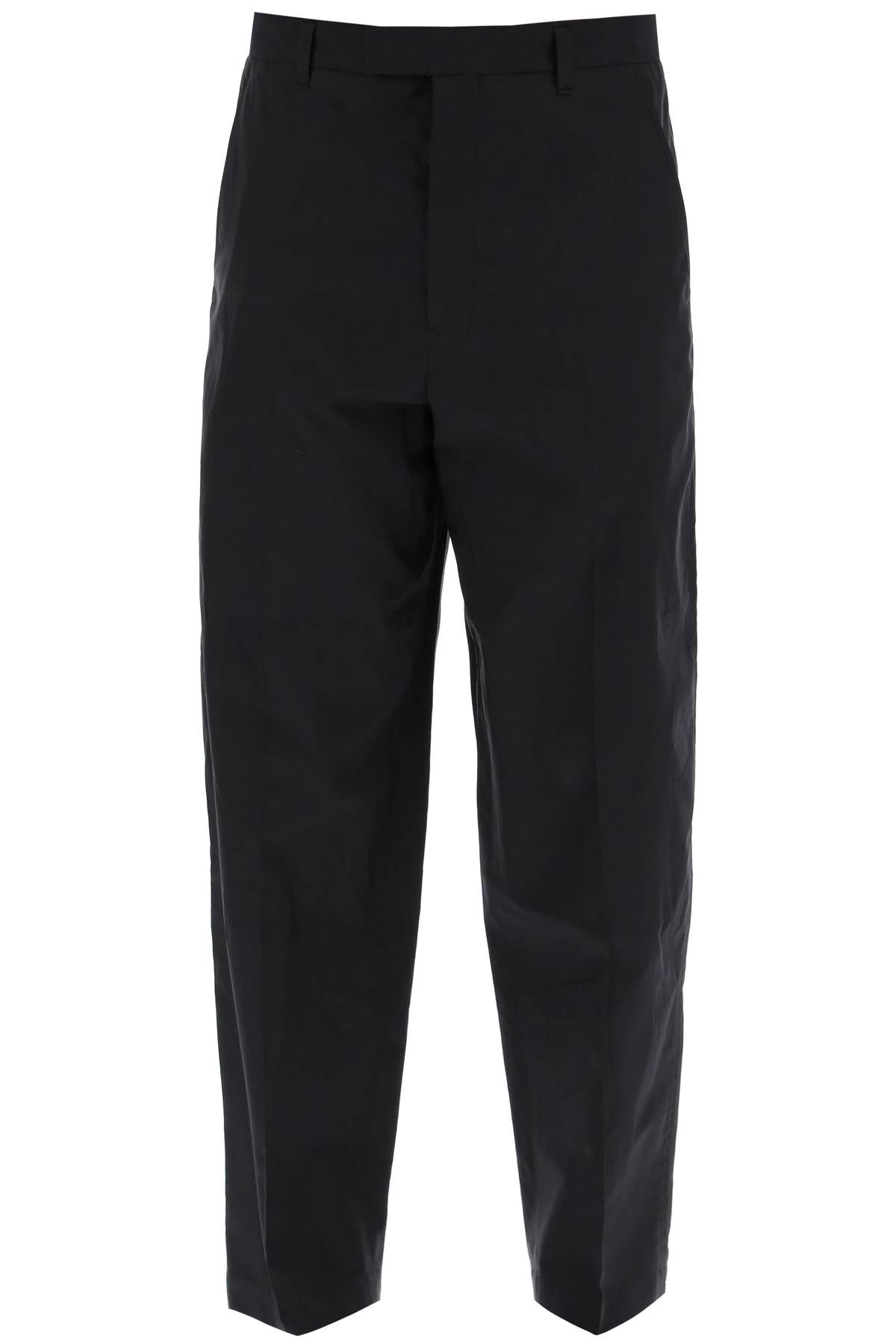 Lemaire cotton and silk carrot pants for men