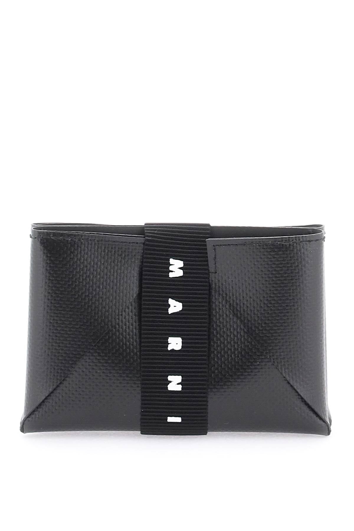 Marni faux leather card holder