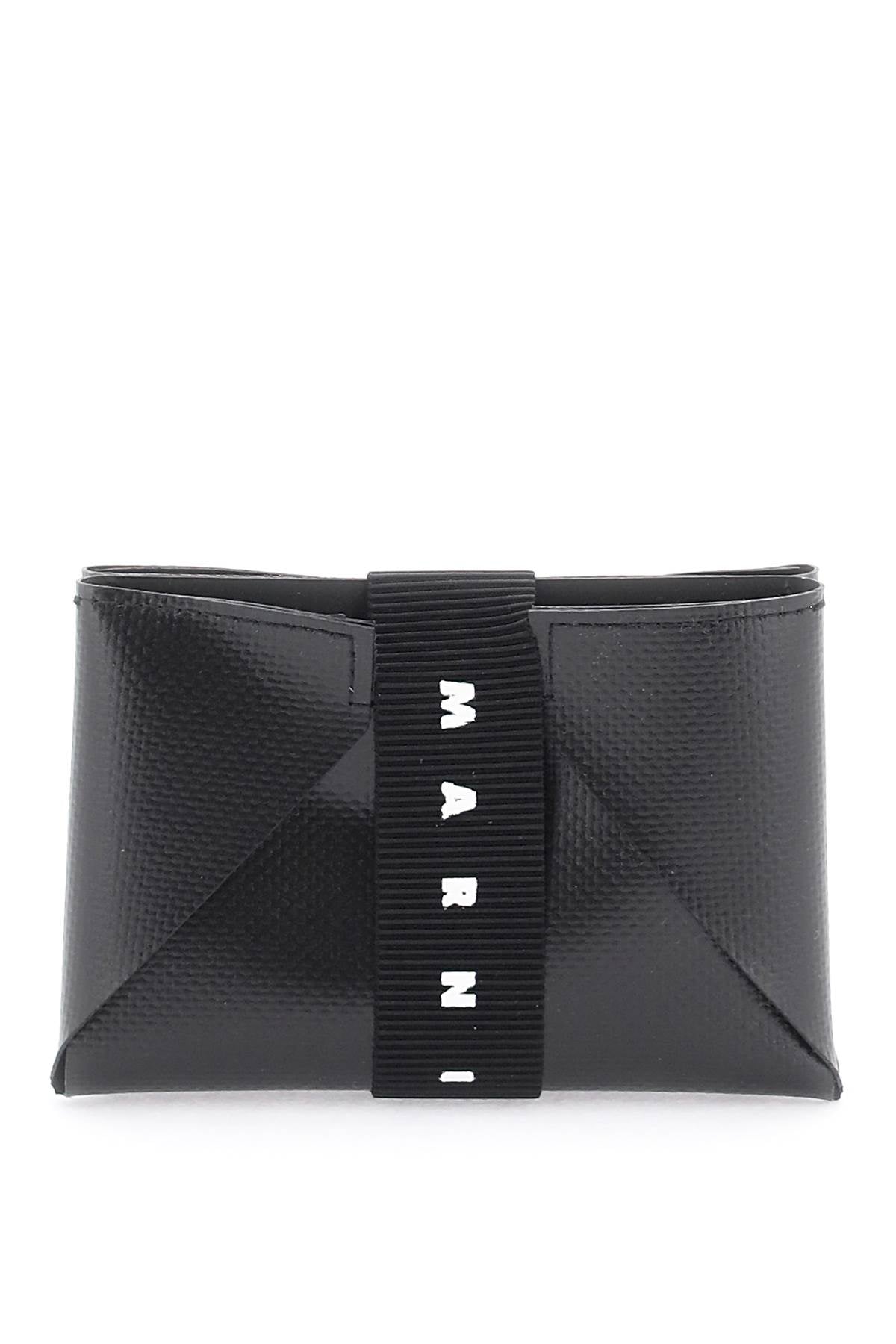 Marni faux leather card holder