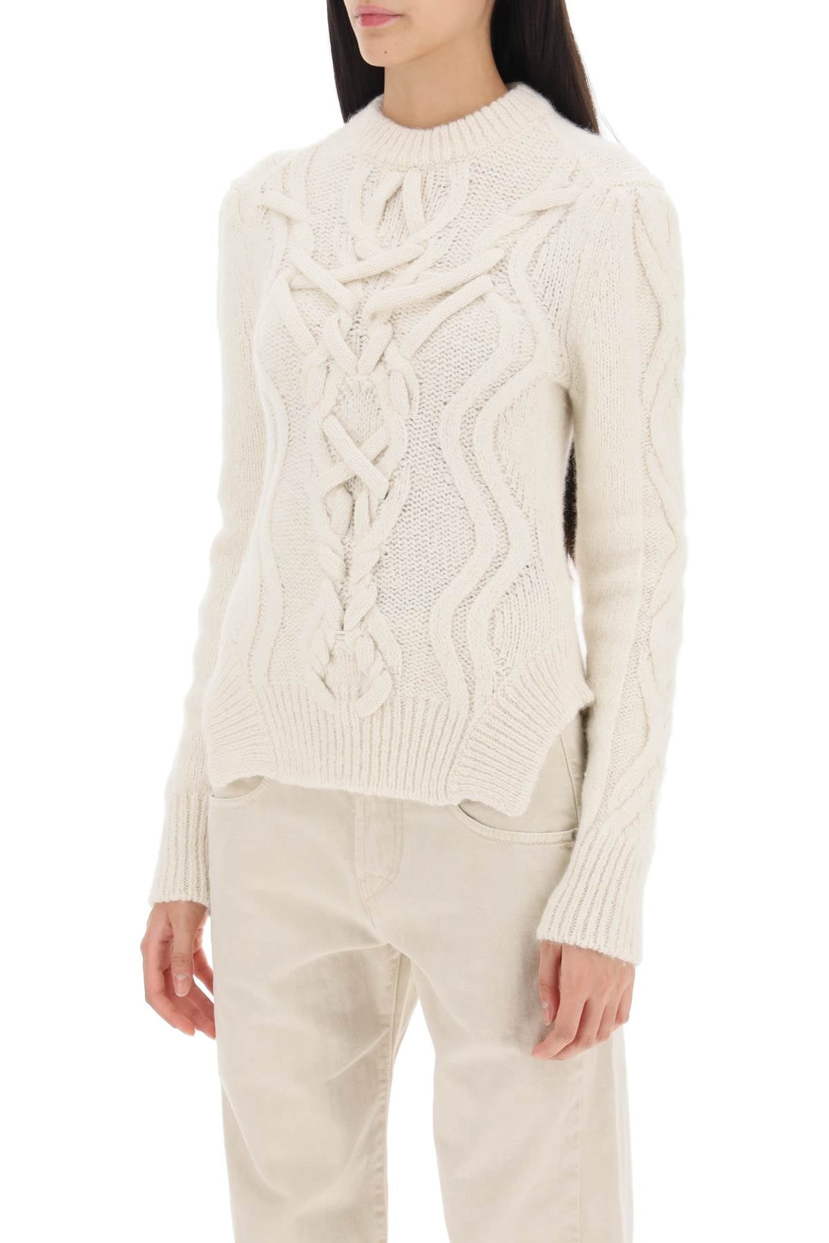 Isabel marant elvy cable knit sweater