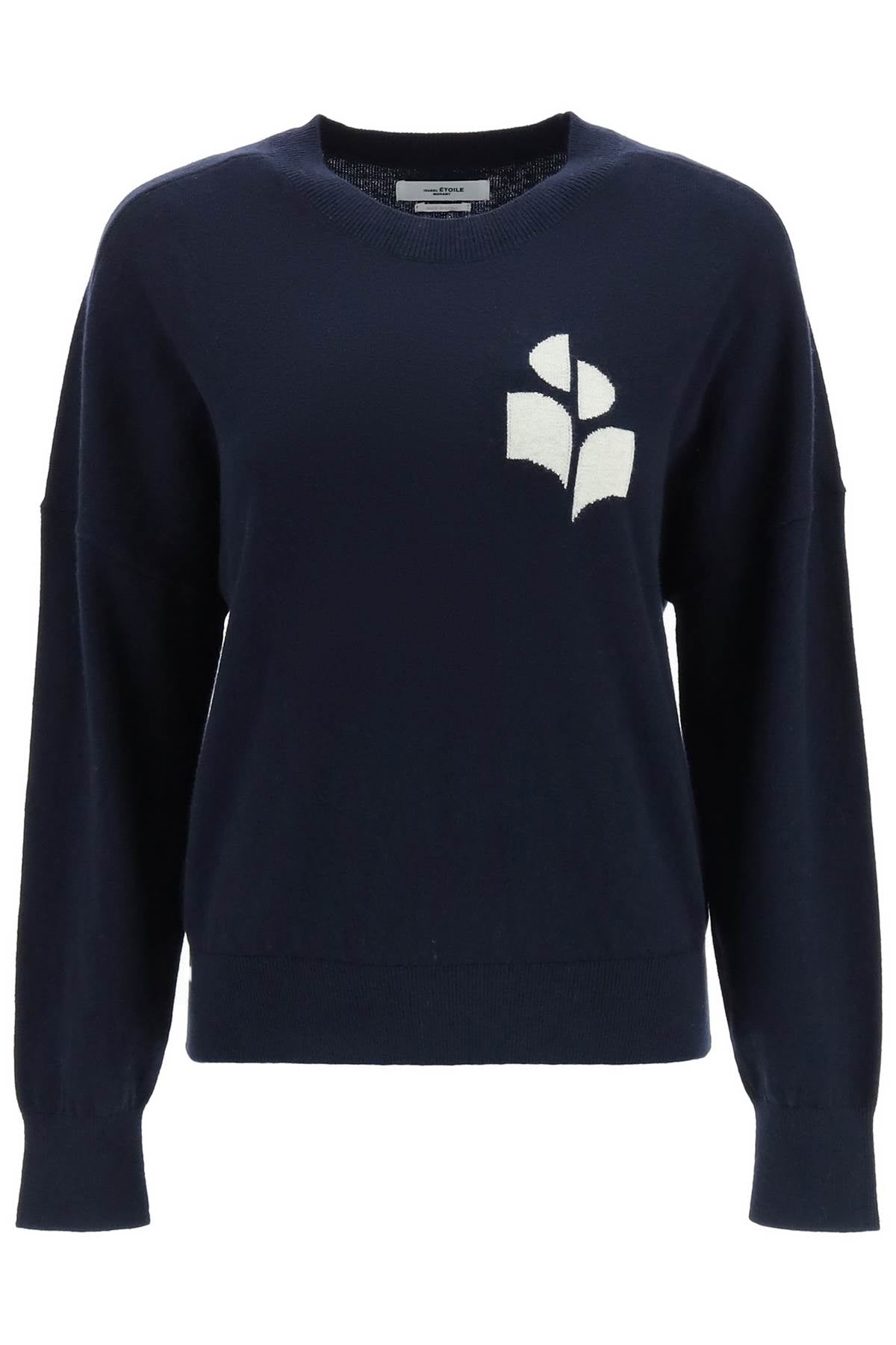 Isabel marant etoile marisans sweater with logo intarsia