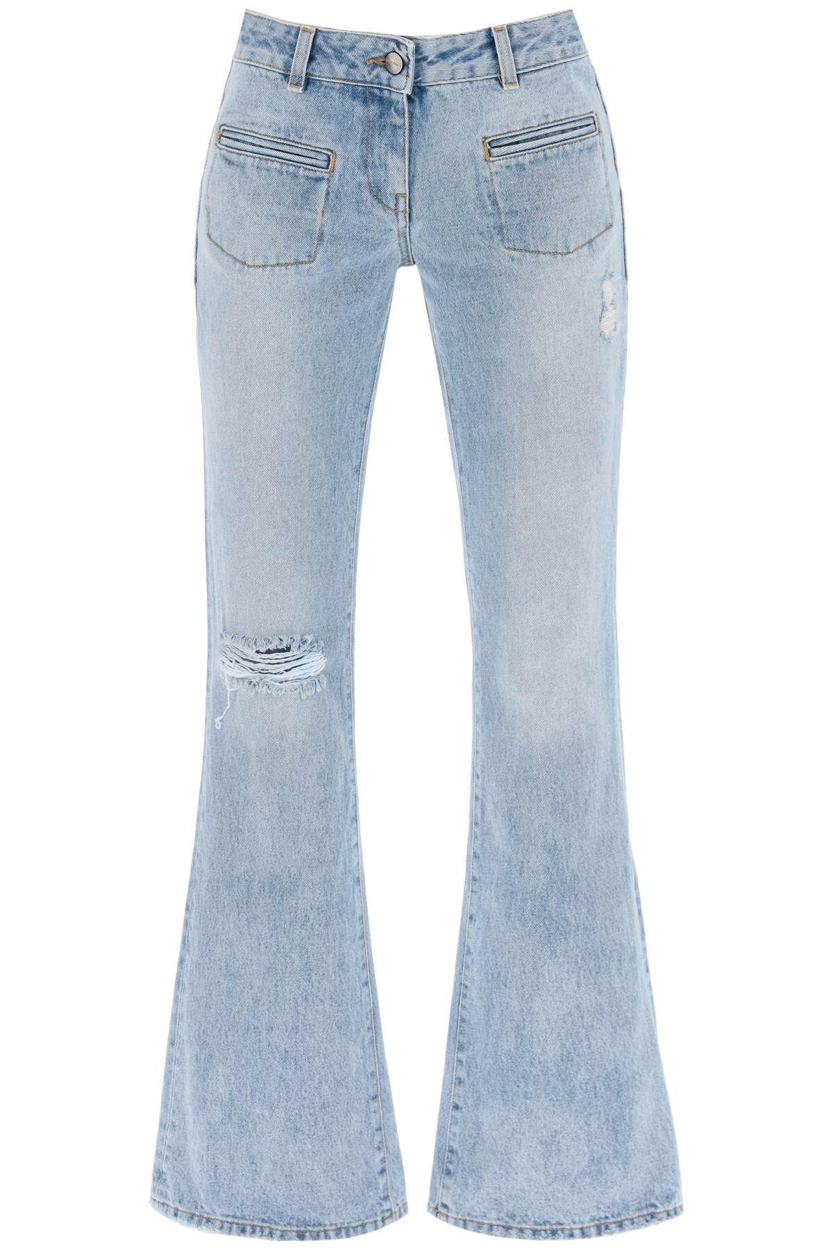 Palm angels low-rise waist bootcut jeans