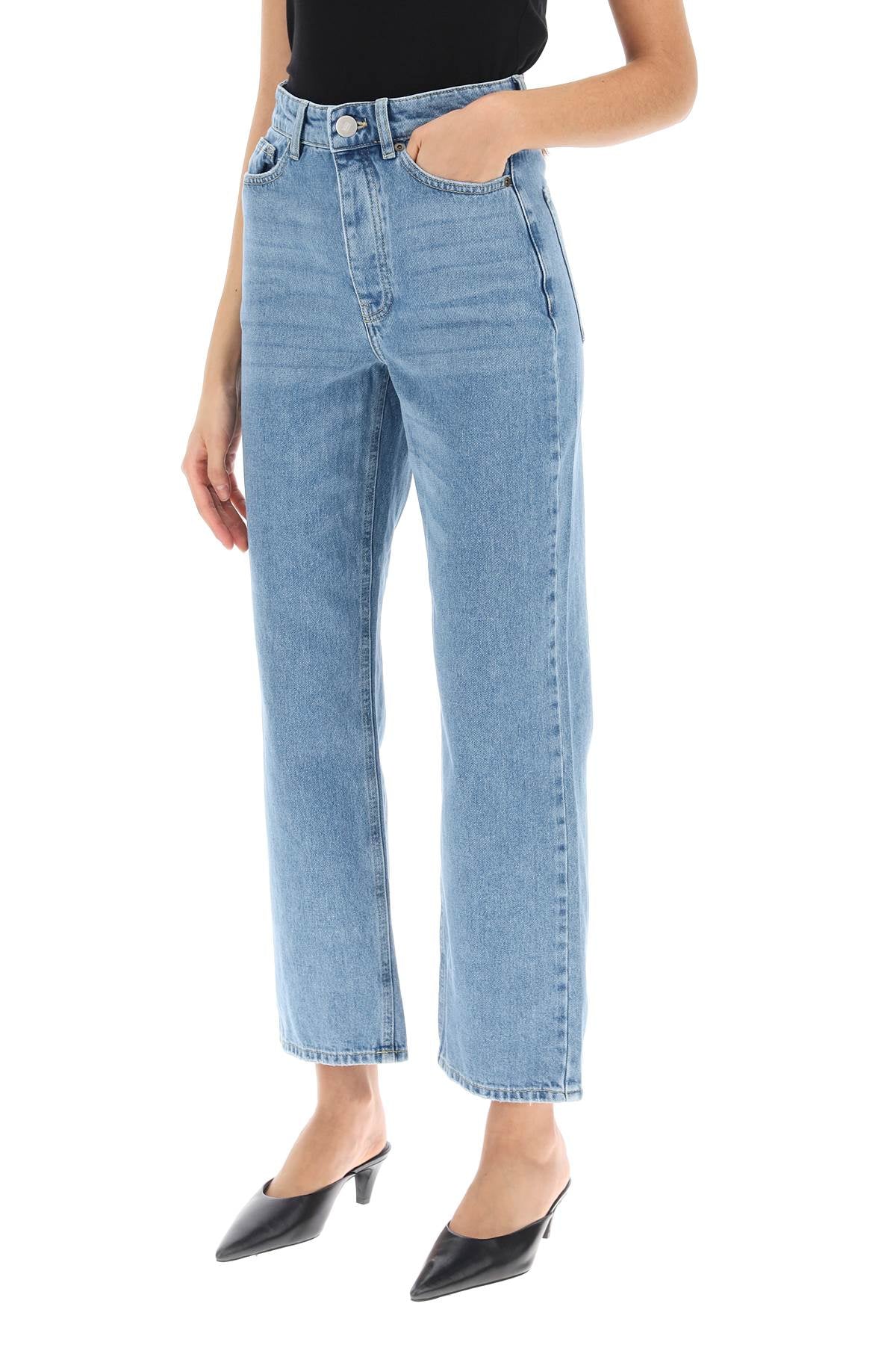 By malene birger milium cropped jeans in organic denim