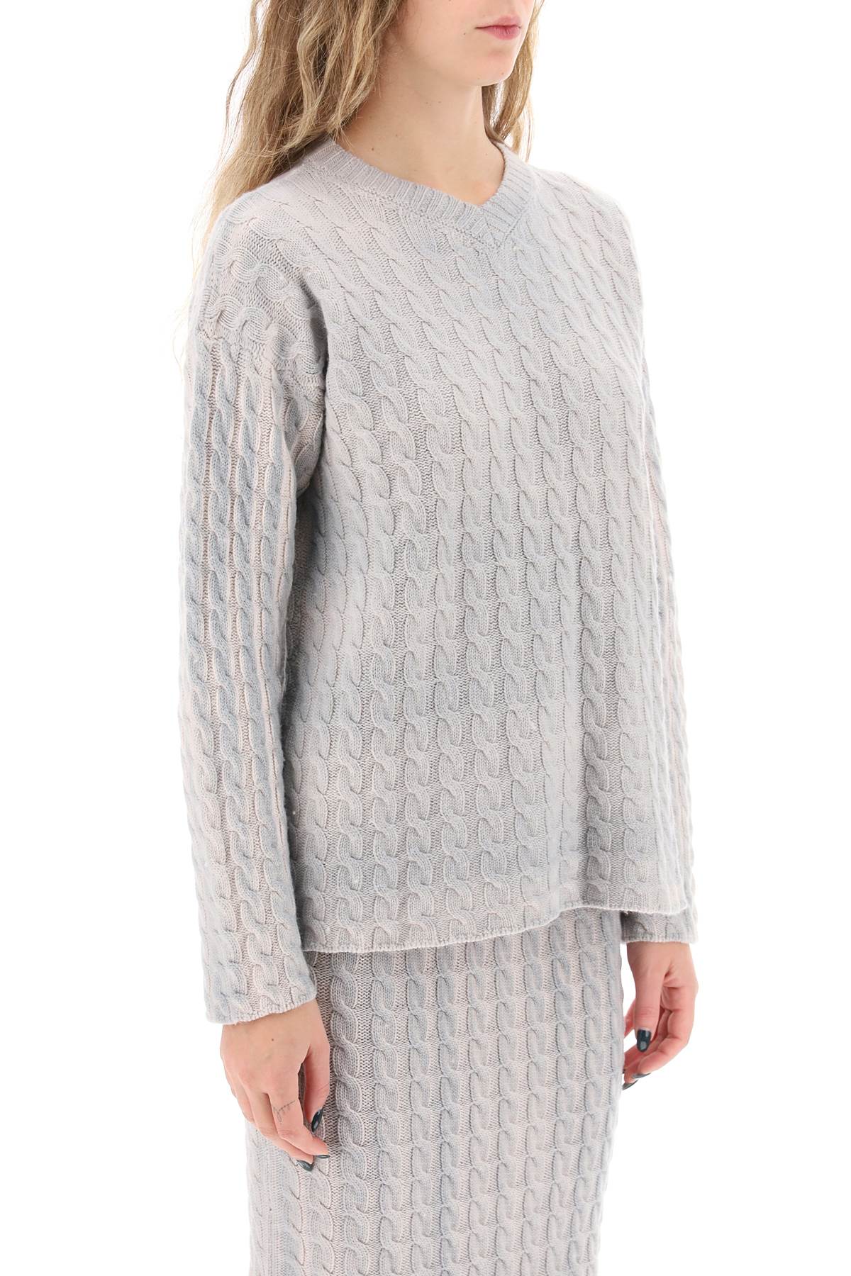 Paloma wool ainhoa cable knit sweater