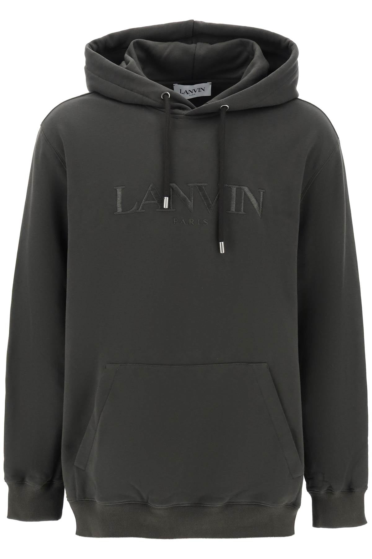 Lanvin hoodie with curb embroidery