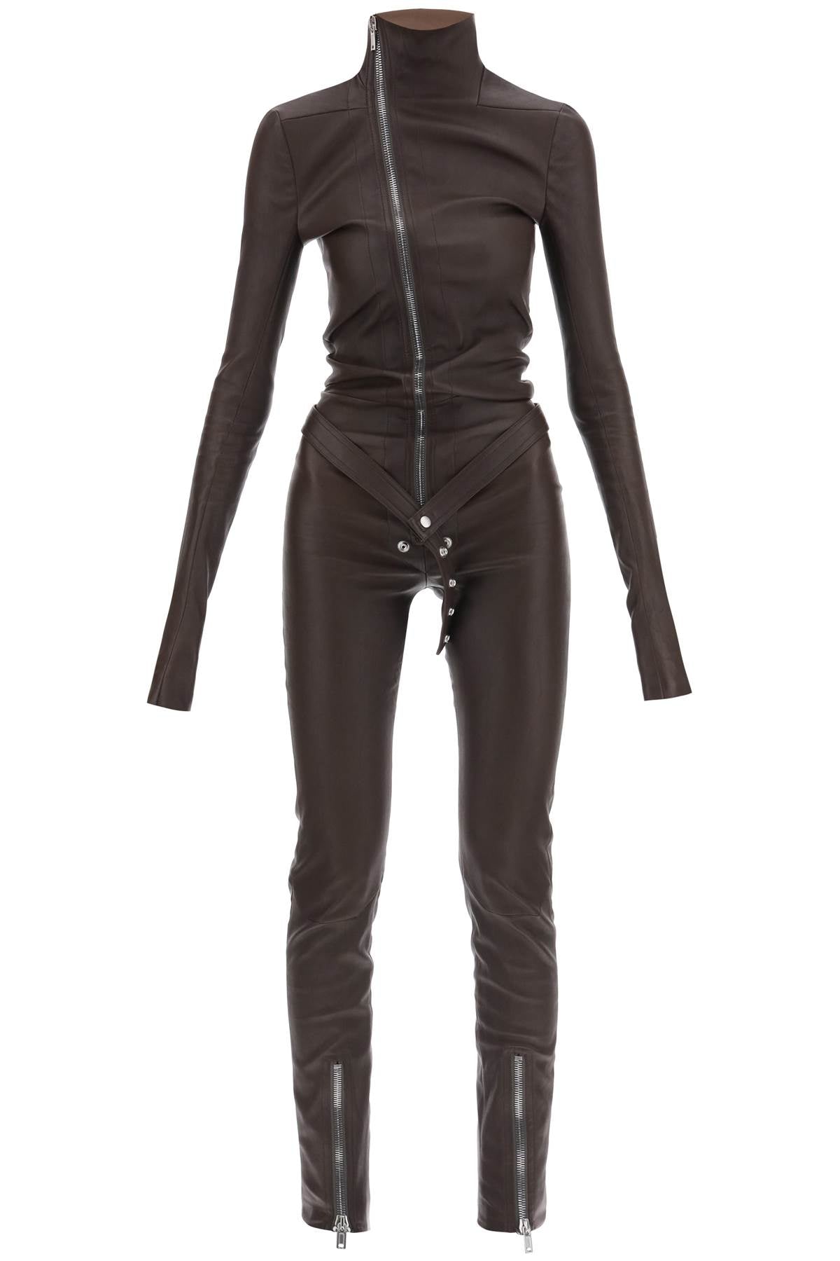 Rick owens jumpsuit in leather