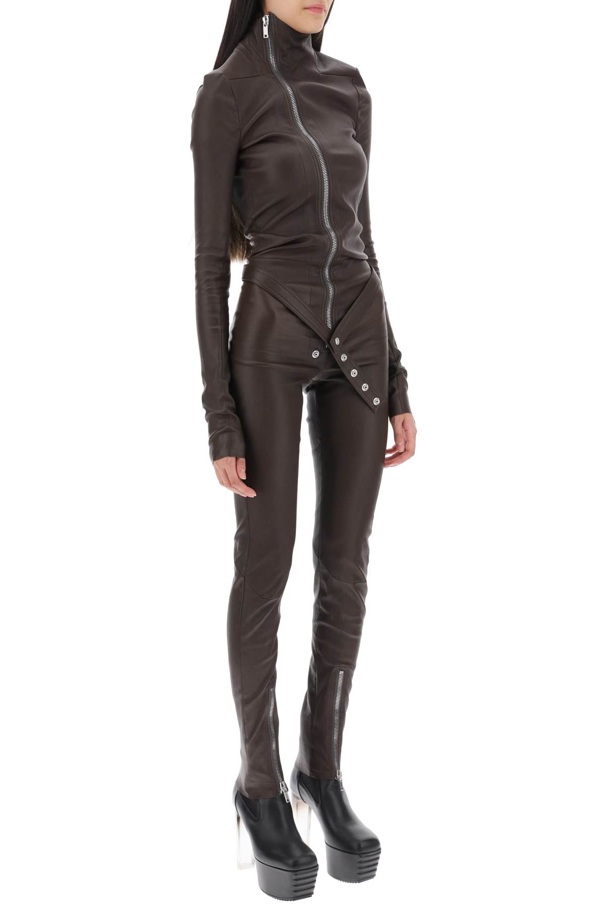 Rick owens jumpsuit in leather