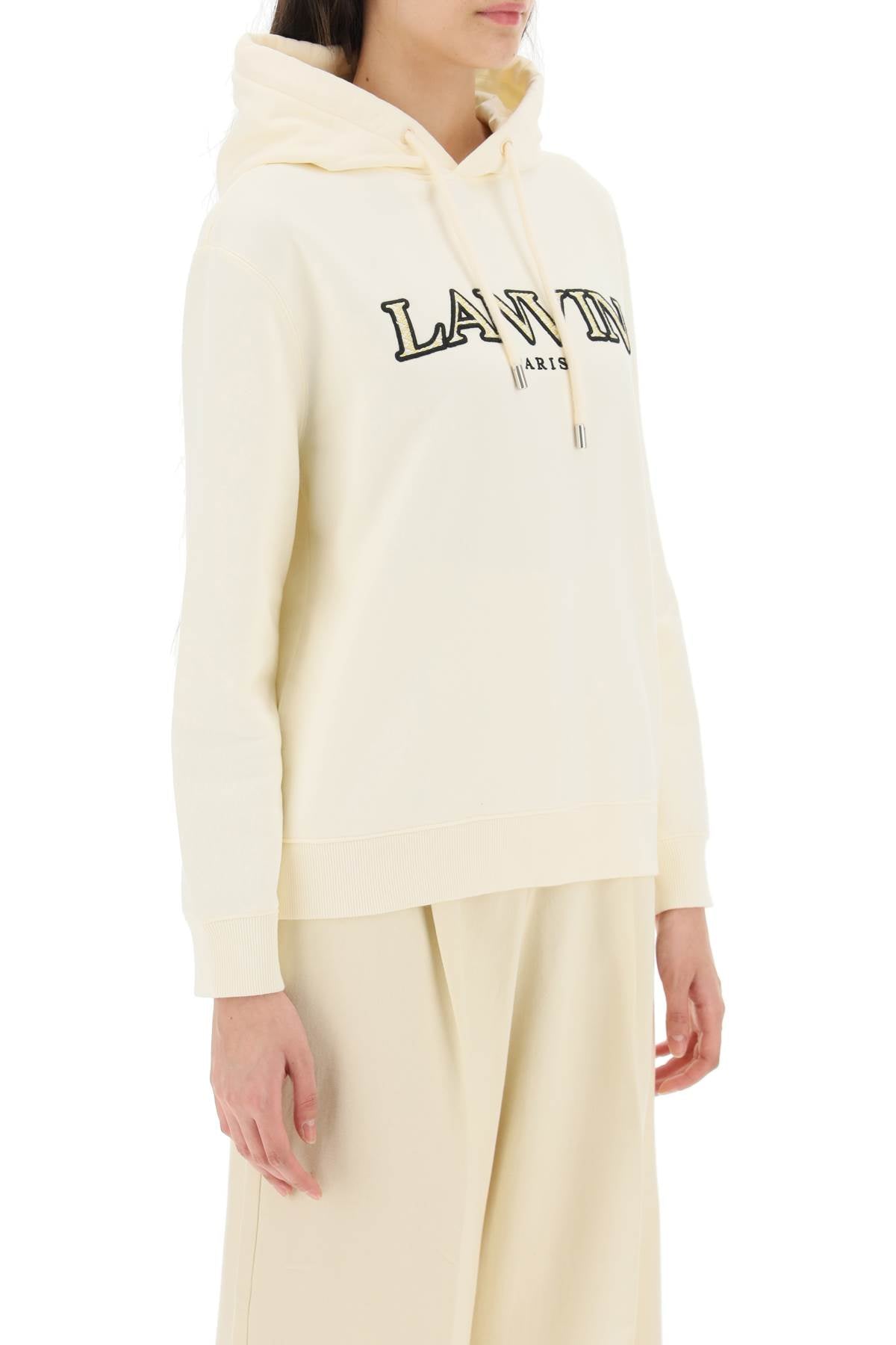 Lanvin curb logo hoodie