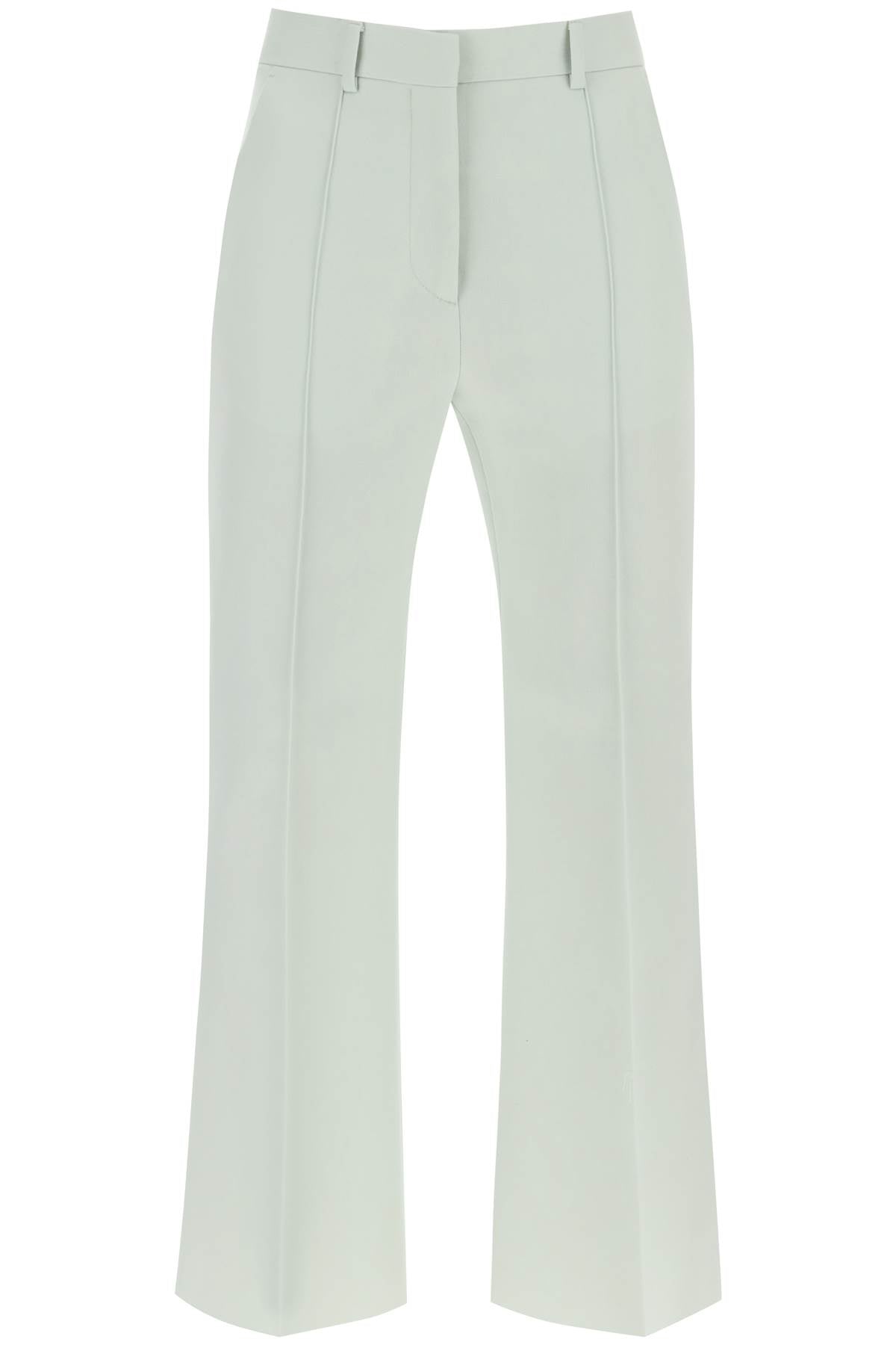 Lanvin kick flare wool trousers