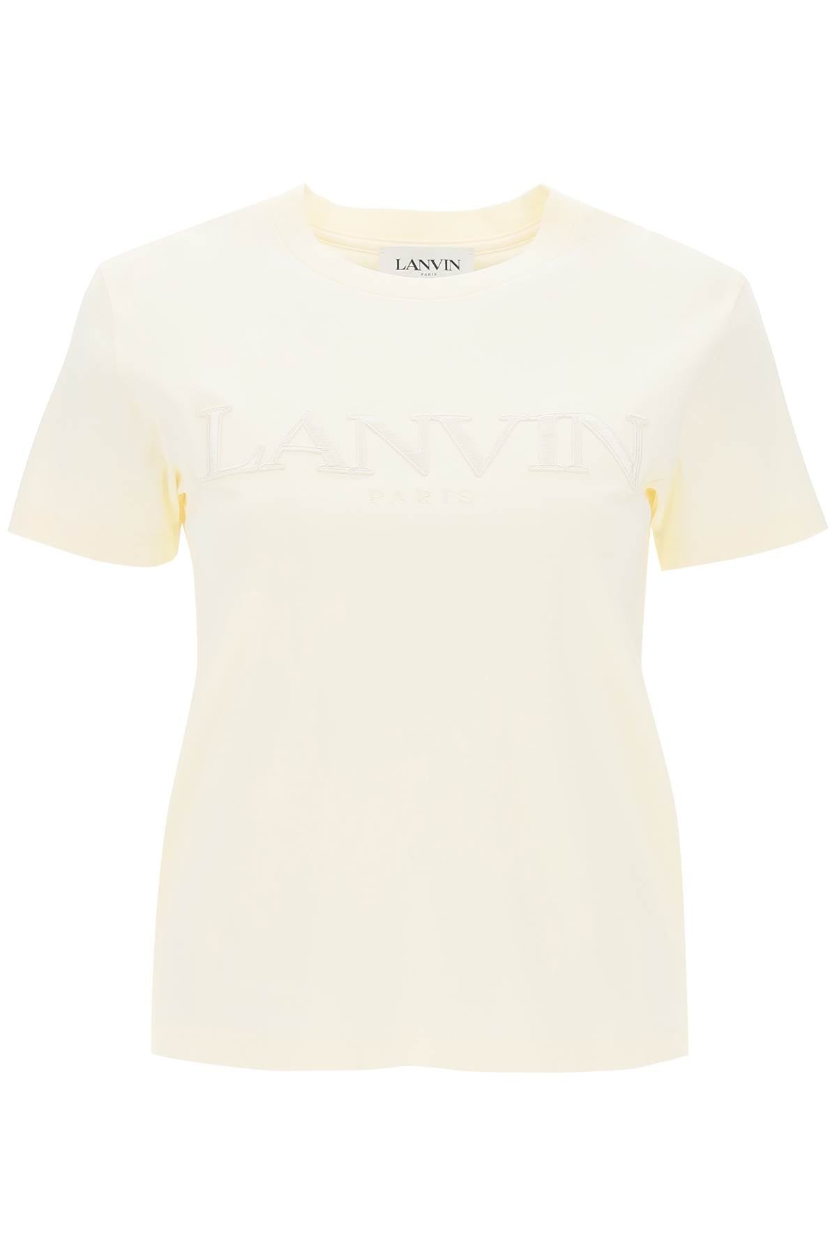 Lanvin logo embroidered t-shirt