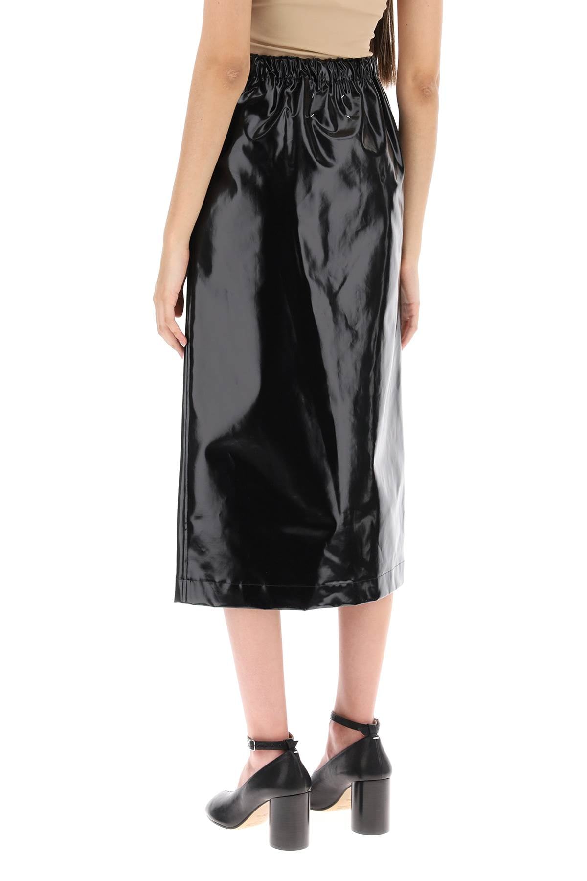 Maison margiela vinyl pencil skirt