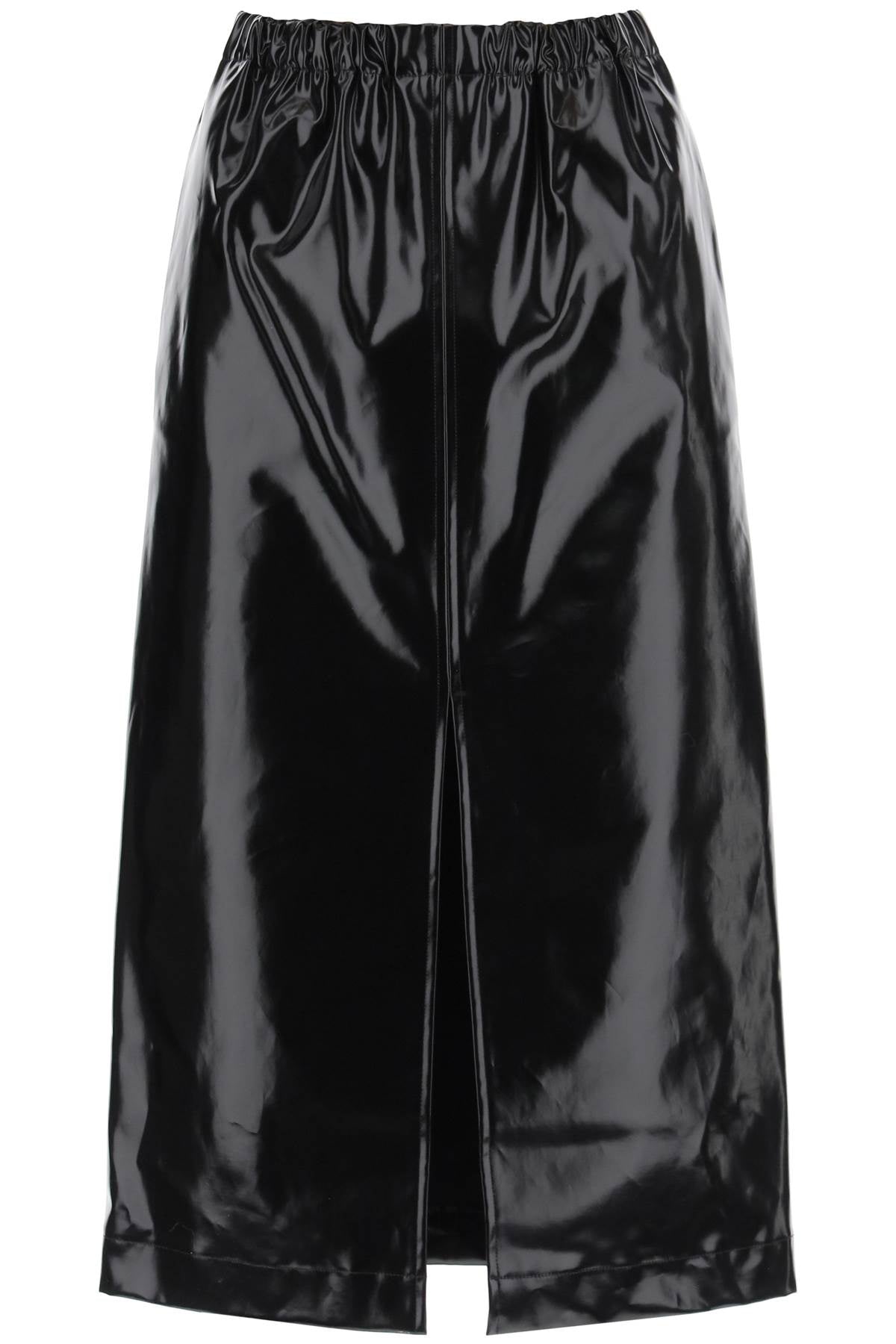 Maison margiela vinyl pencil skirt