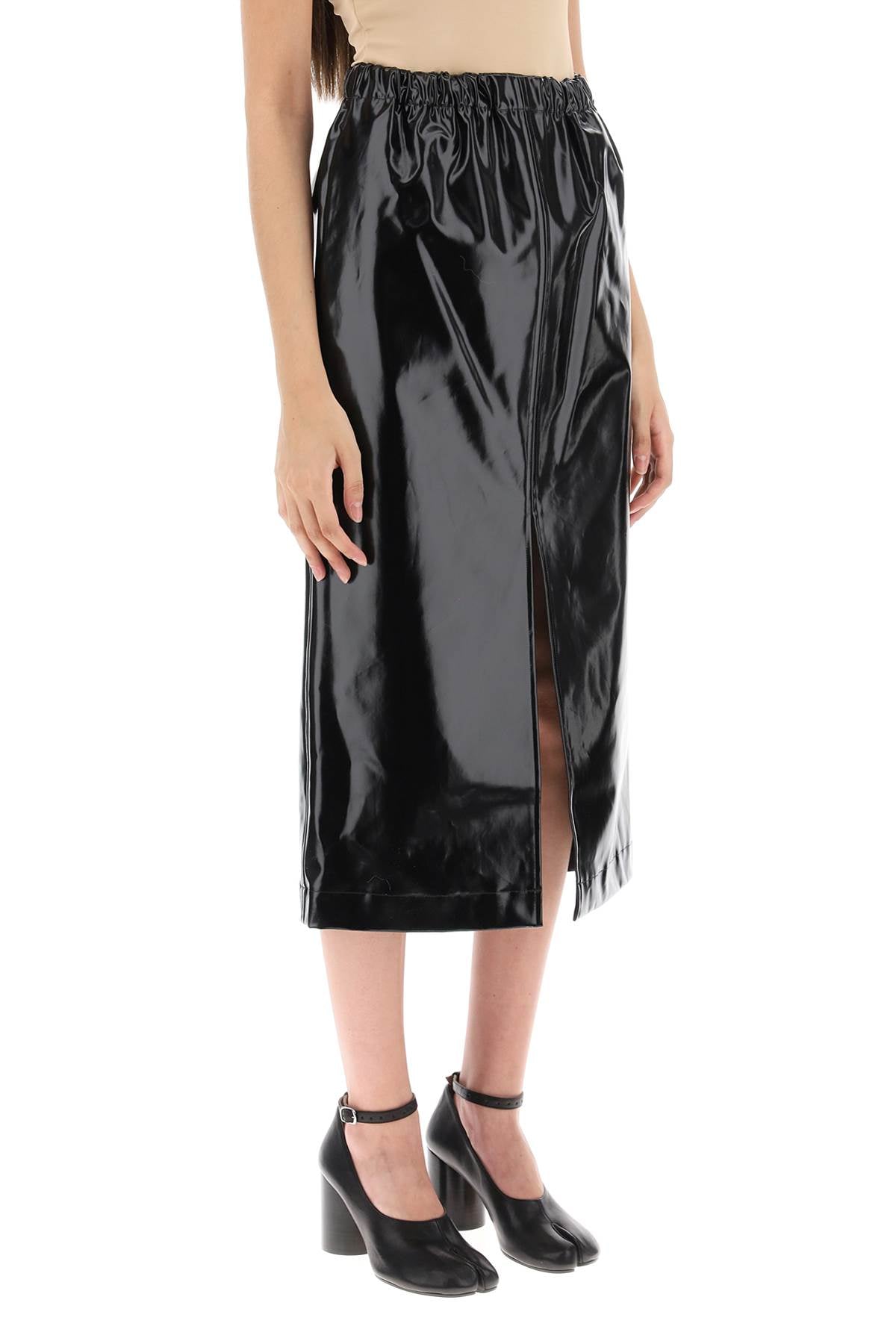 Maison margiela vinyl pencil skirt