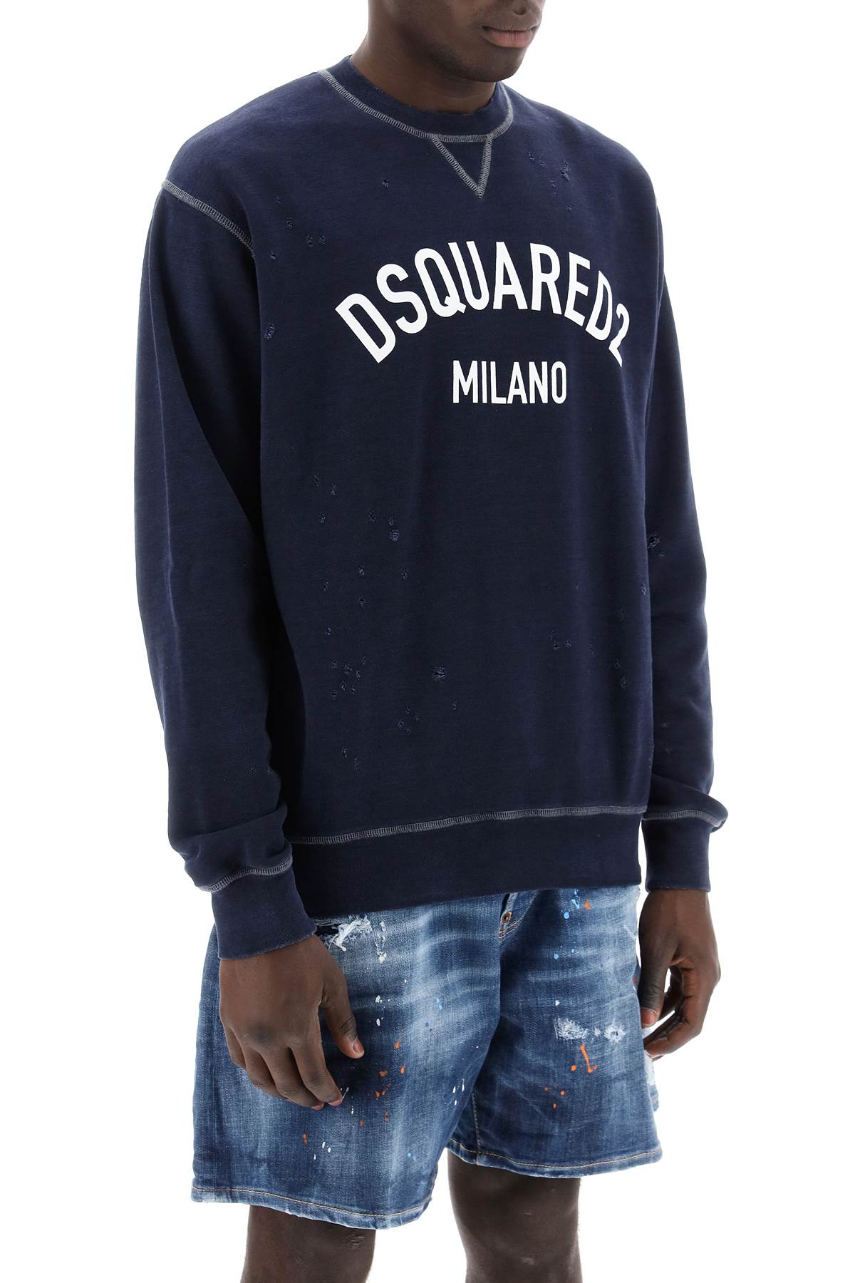 Dsquared2 "used effect cool fit sweatshirt