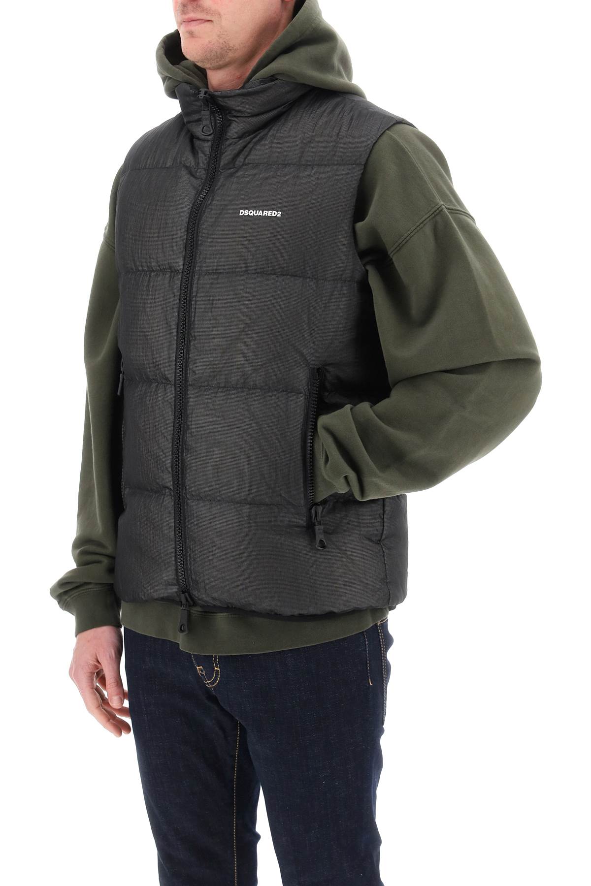 Dsquared2 ripstop puffer vest