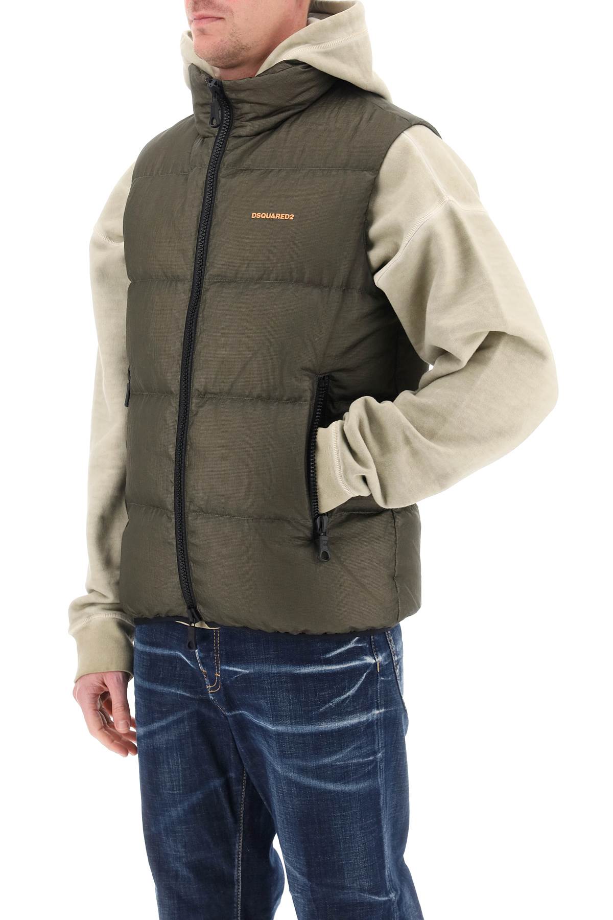 Dsquared2 ripstop puffer vest