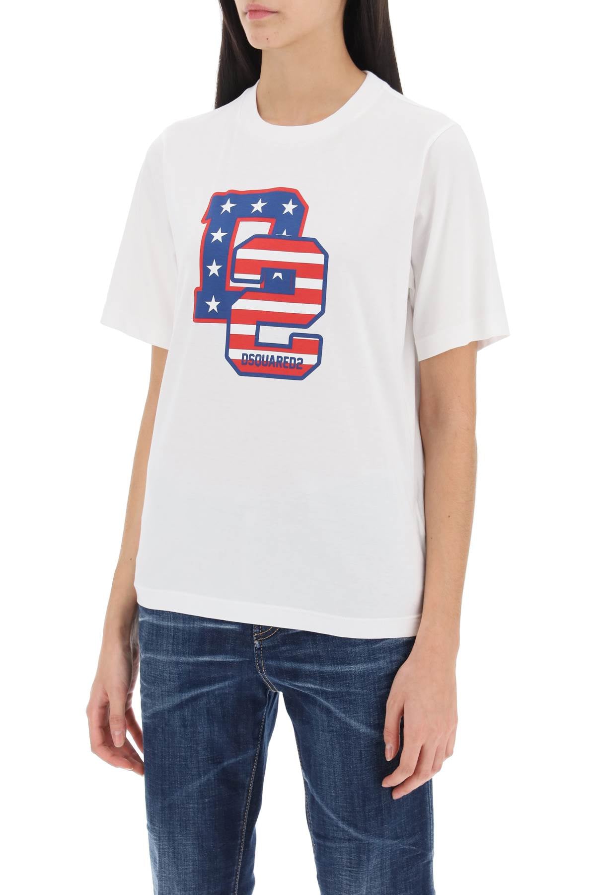 Dsquared2 easy fit t-shirt with graphic print