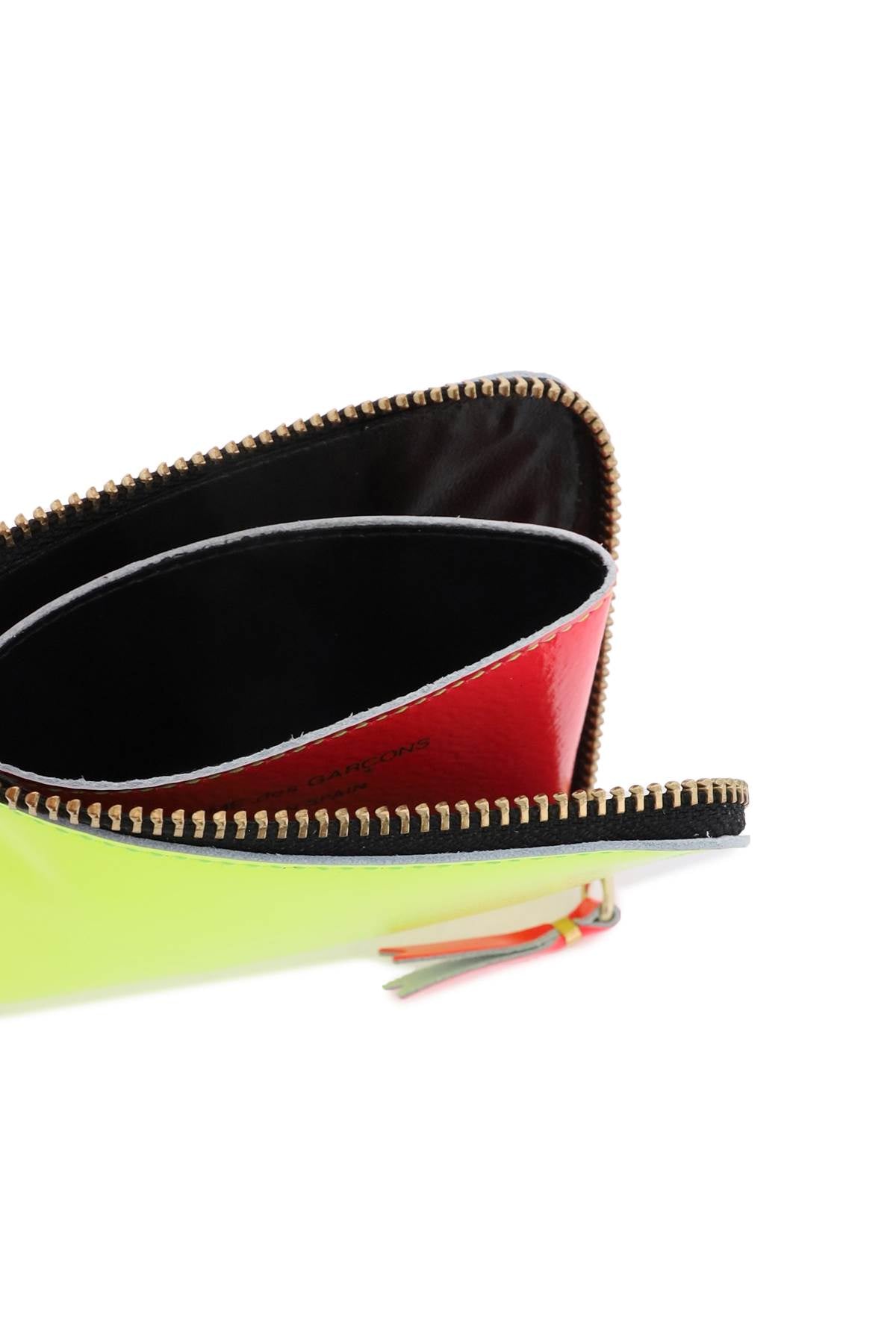 Comme des garcons wallet super fluo small bifold wallet