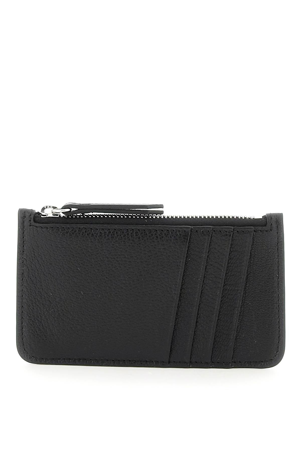 Maison margiela leather zipped cardholder