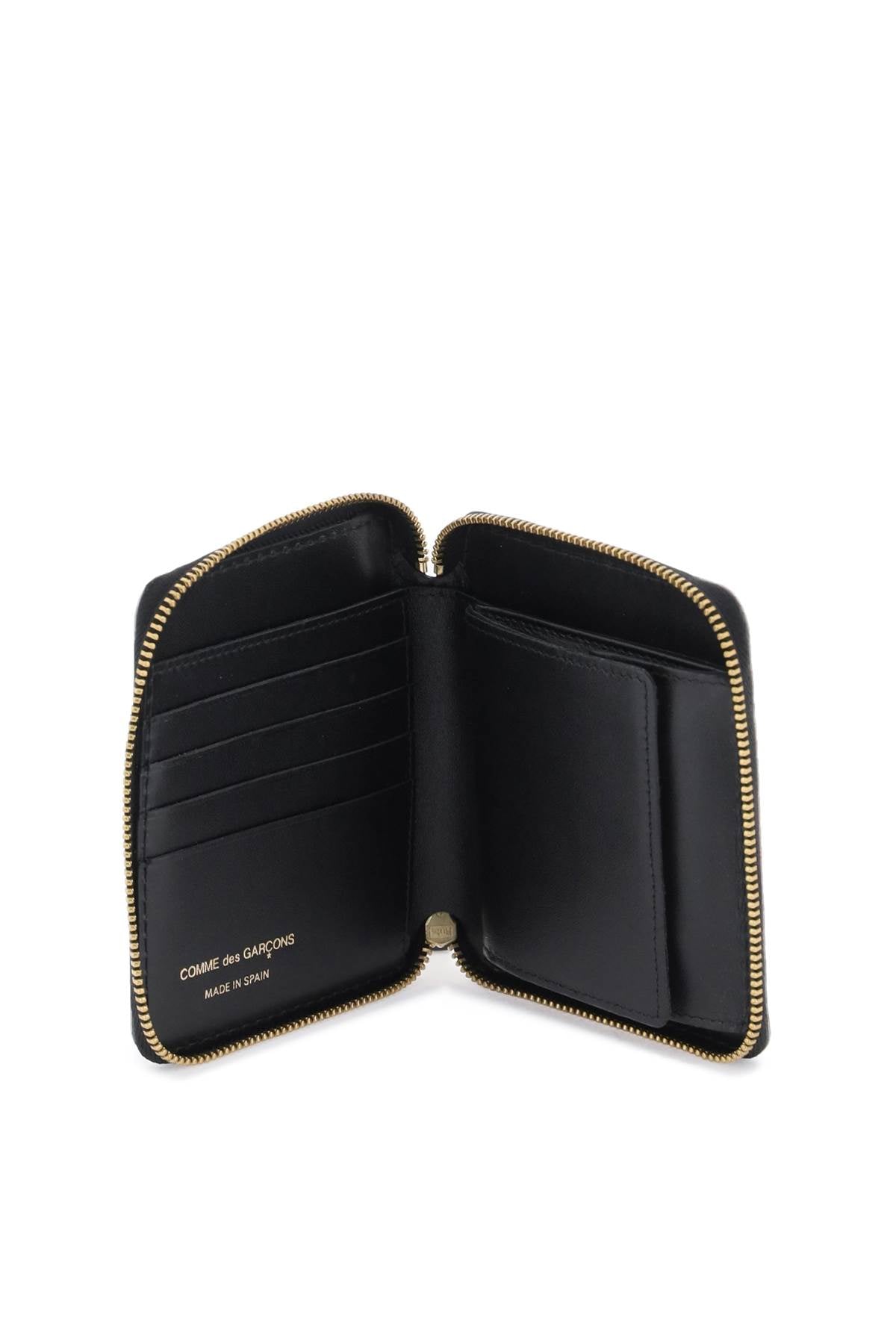 Comme des garcons wallet lenticular-effect zip-around wallet