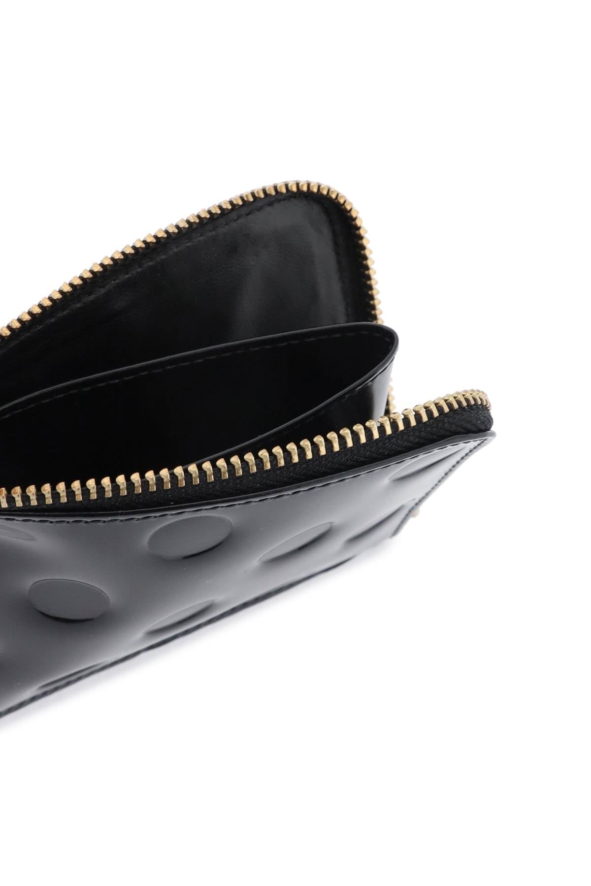 Comme des garcons wallet polka dot flat wallet