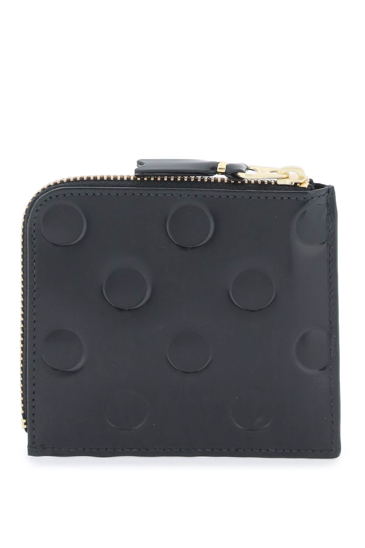 Comme des garcons wallet polka dot flat wallet