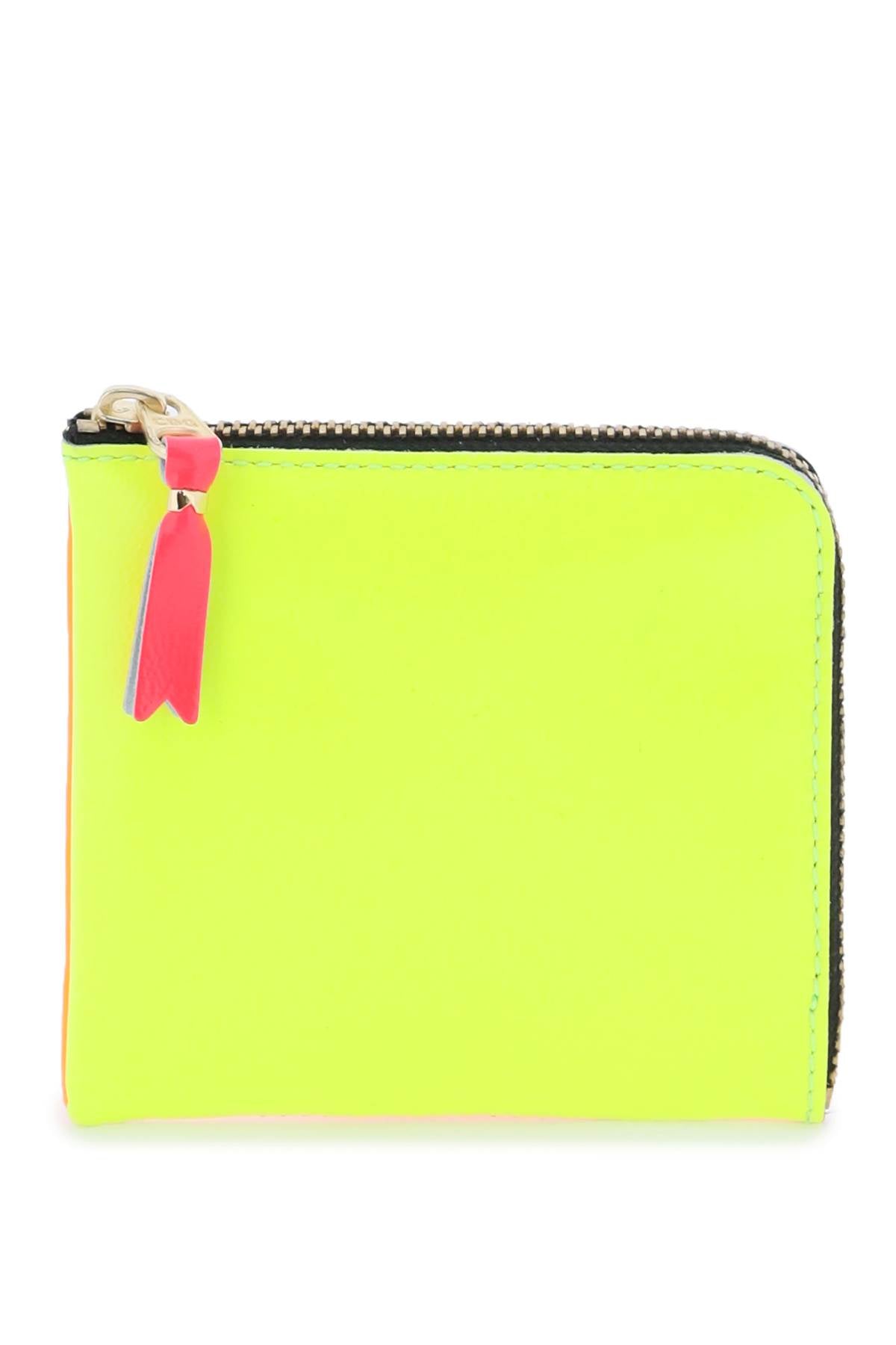 Comme des garcons wallet super fluo flat wallet