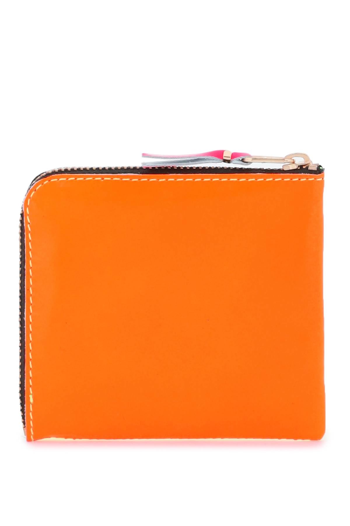 Comme des garcons wallet super fluo flat wallet
