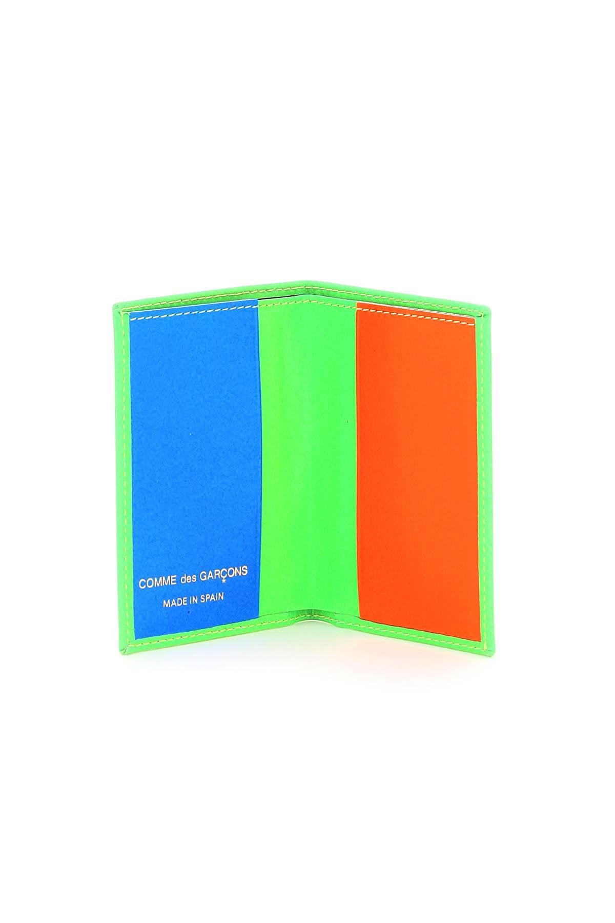 Comme des garcons wallet super fluo wallet