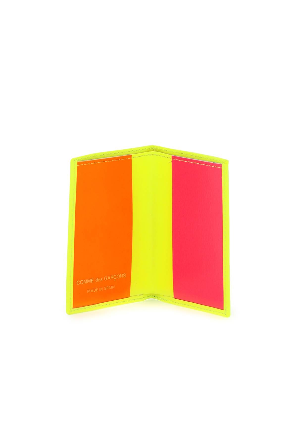 Comme des garcons wallet super fluo bi-fold wallet