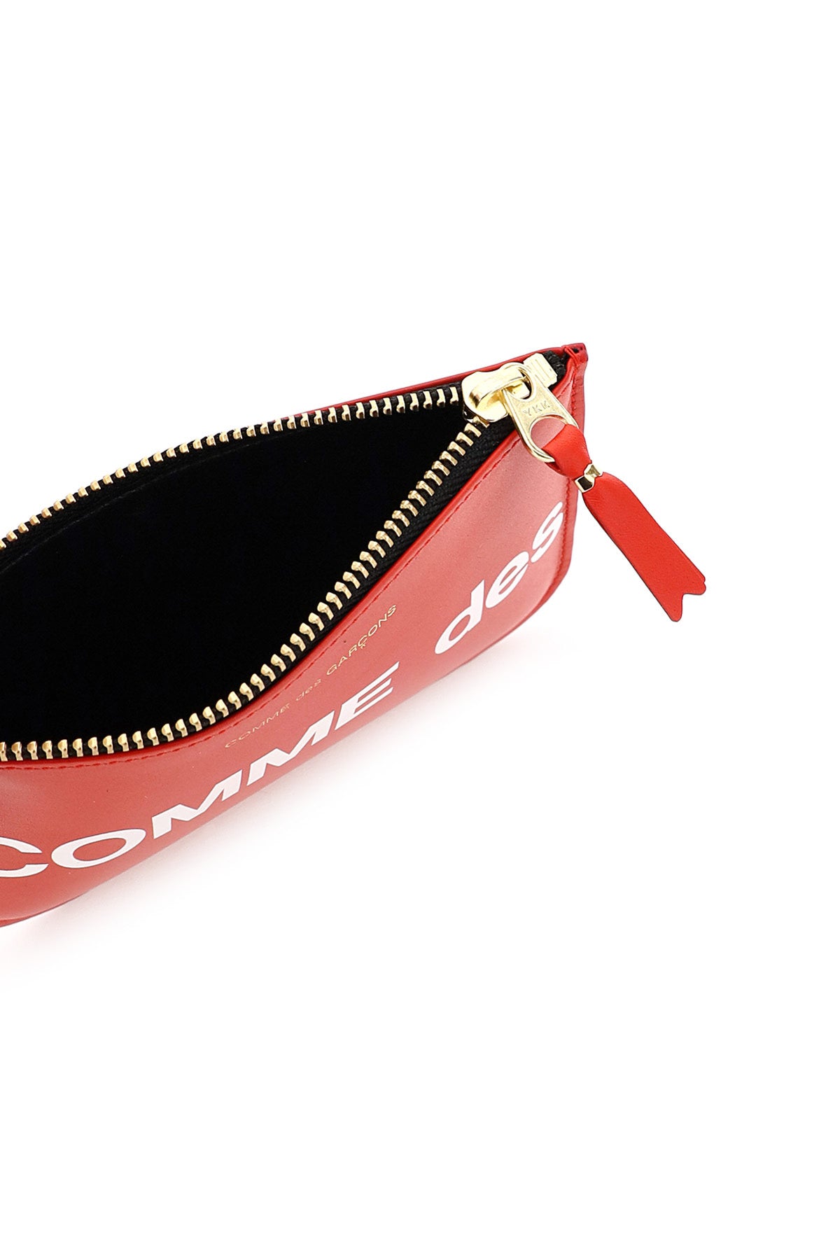 Comme des garcons wallet huge logo pouch