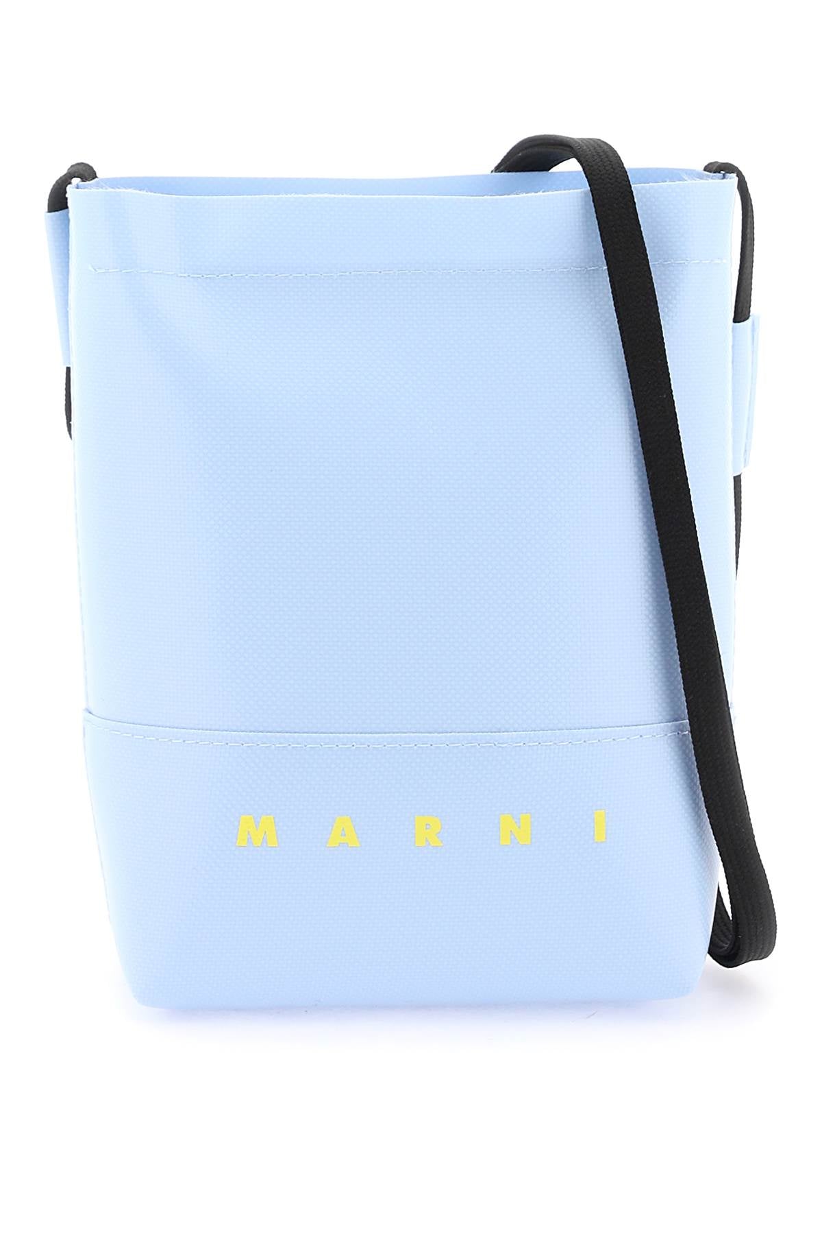 Marni coated canvas crossbody bag