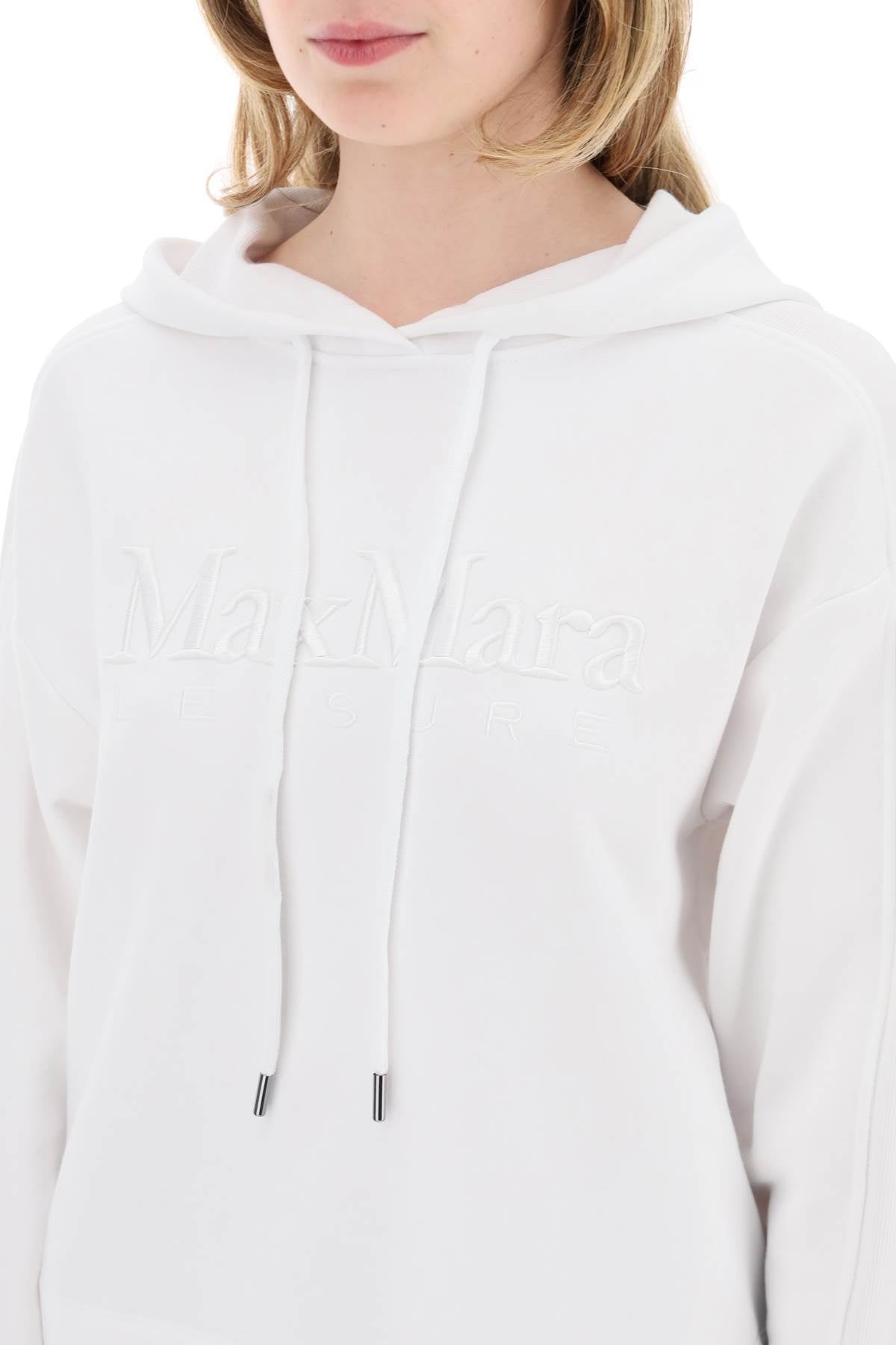 Max mara leisure "stadium sweatshirt with emb