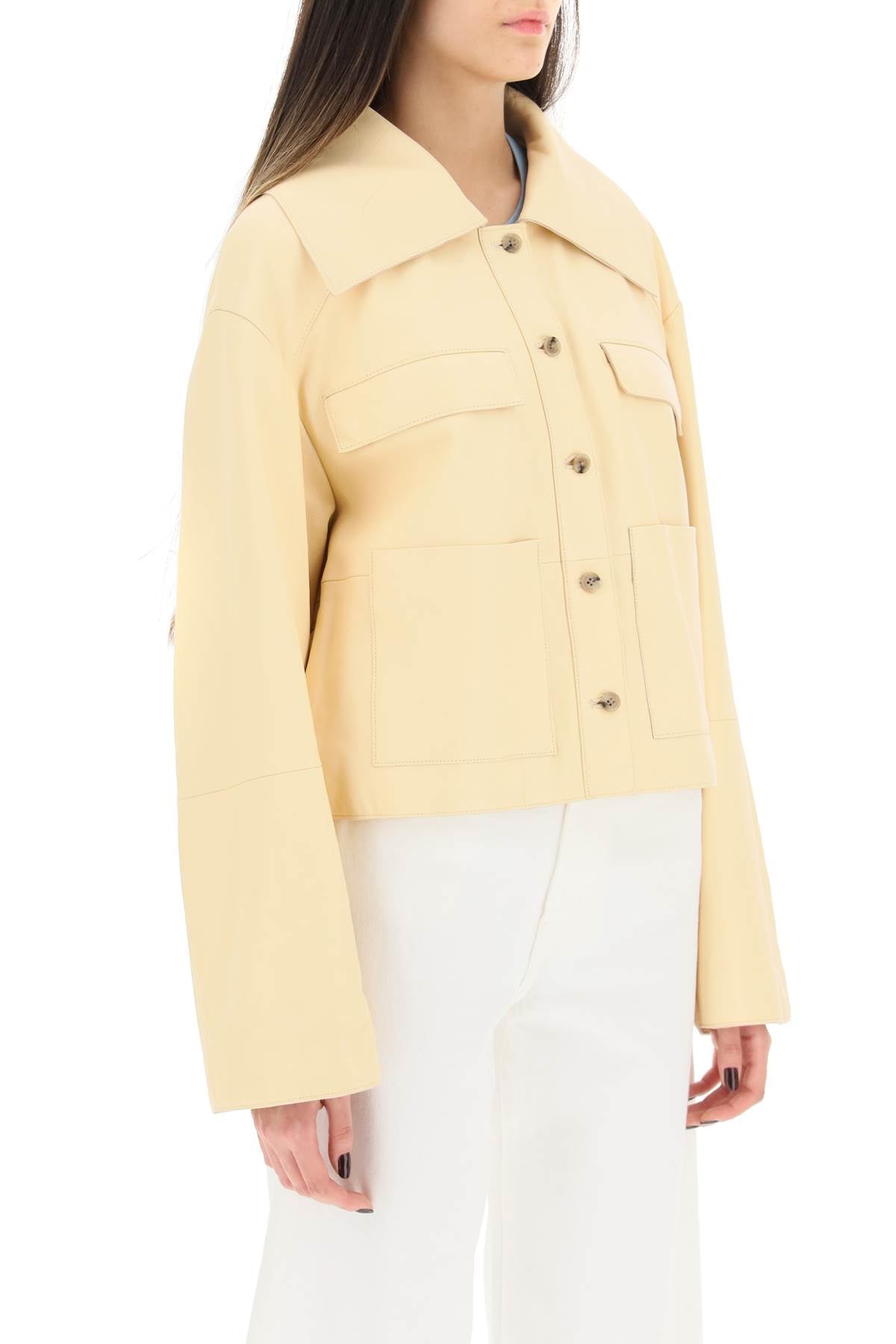 Loulou studio 'sulat' leather jacket
